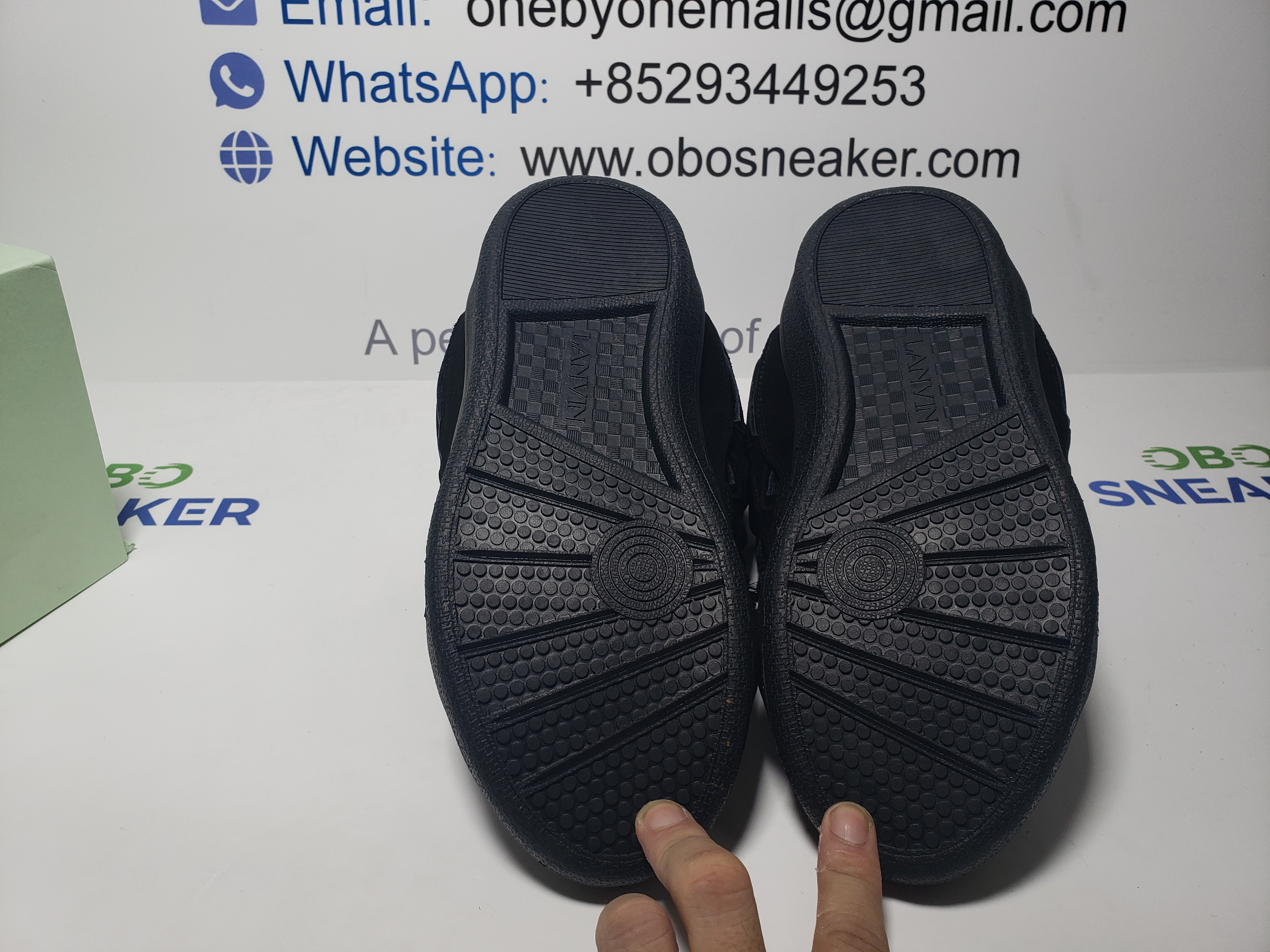 Lanvin Curb Sneaker Black review Obosneaker 04