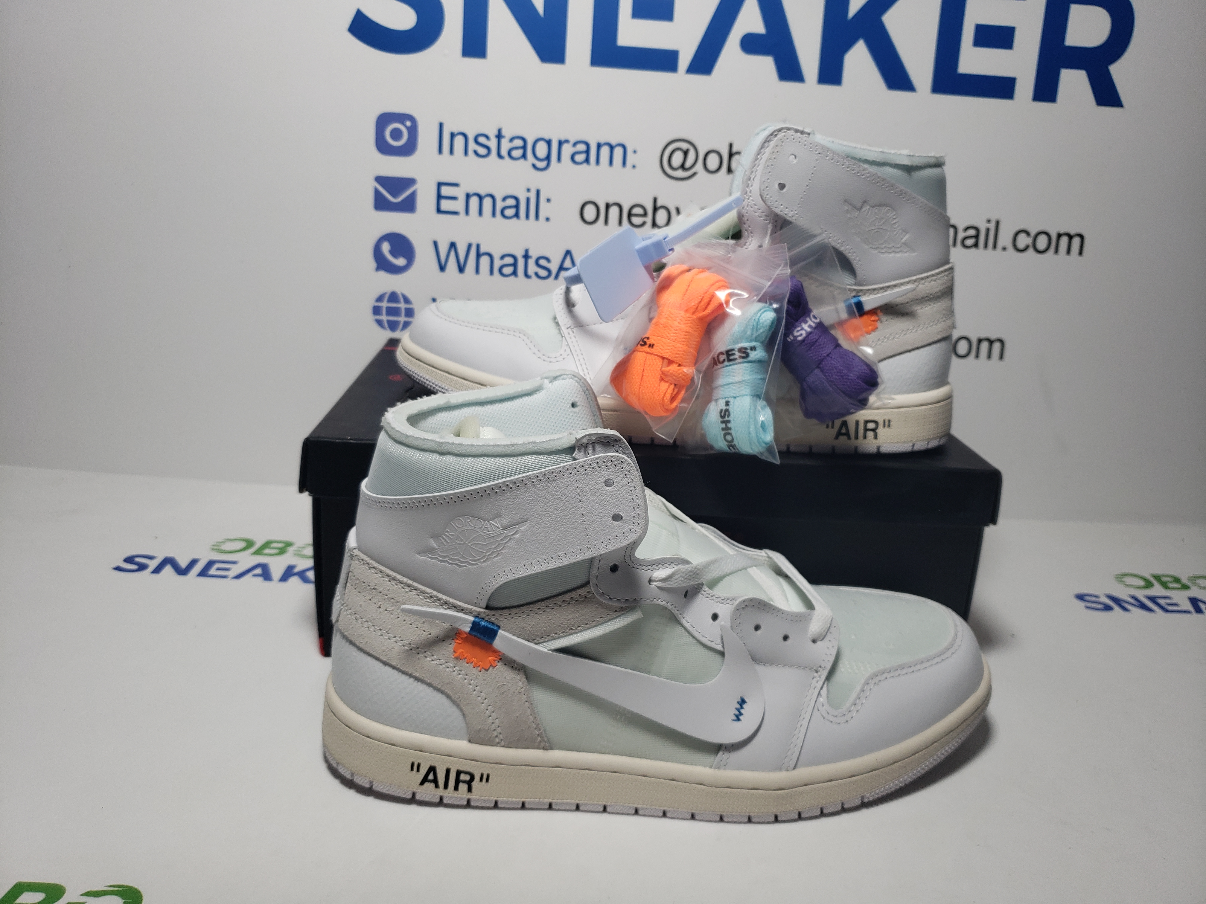 Air Jordan 1 Retro High Off-White White AQ0818-100 review Obosneaker 01