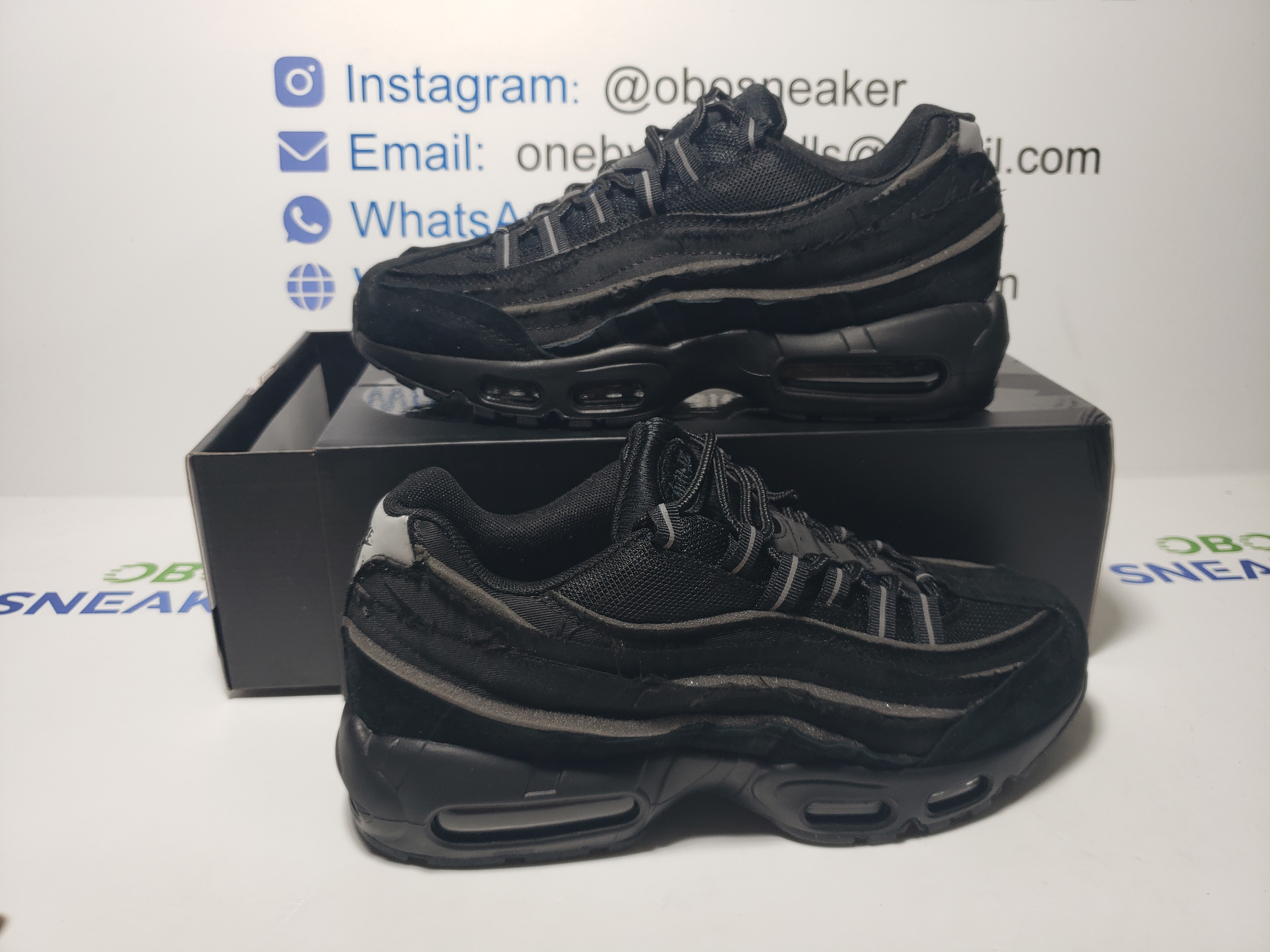 Nike Air Max 95 x Comme des Garçons Black CU8406-001 review Obosneaker 01