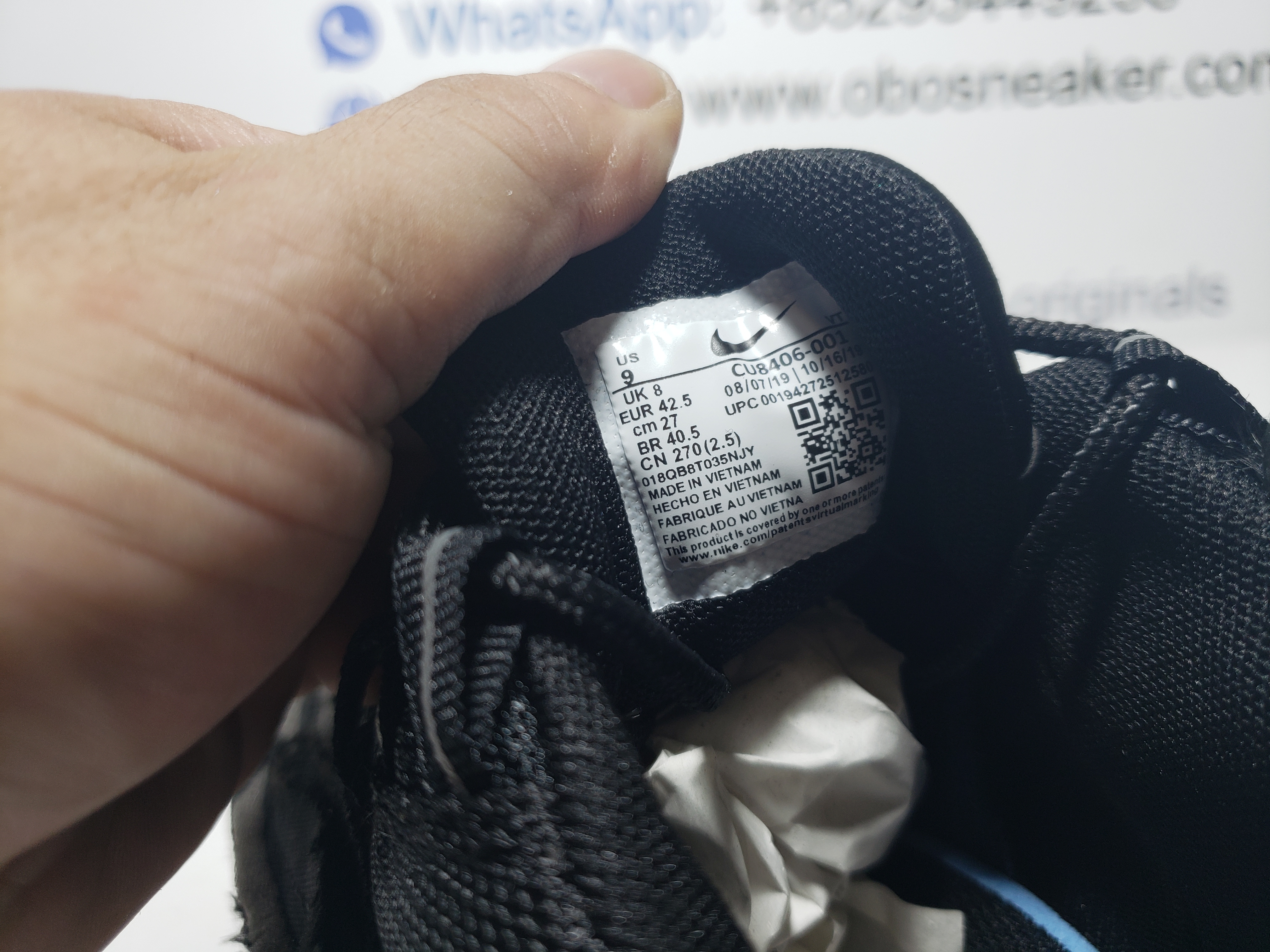 Nike Air Max 95 x Comme des Garçons Black CU8406-001 review Obosneaker 05