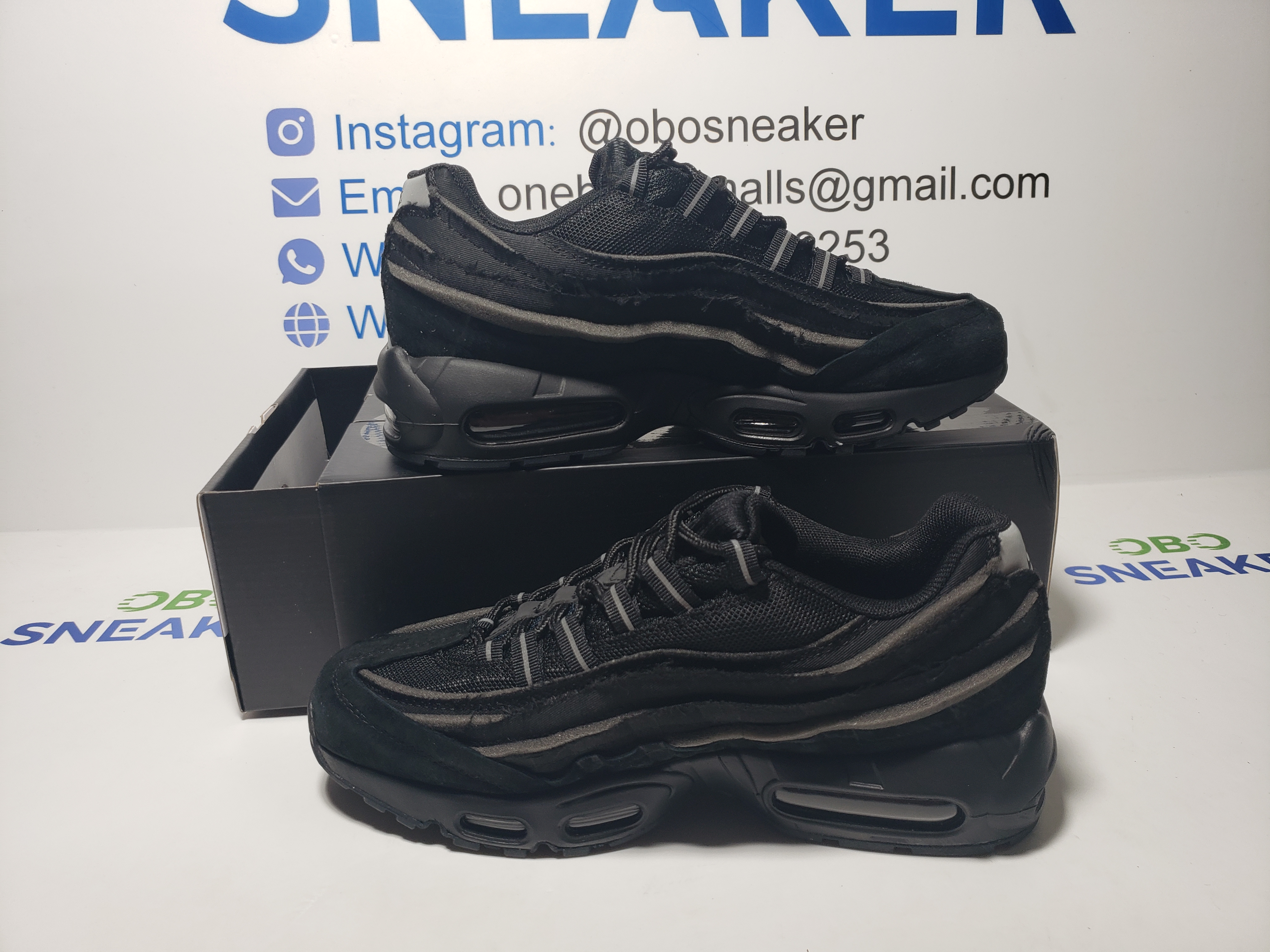 Nike Air Max 95 x Comme des Garçons Black CU8406-001 review Obosneaker 00