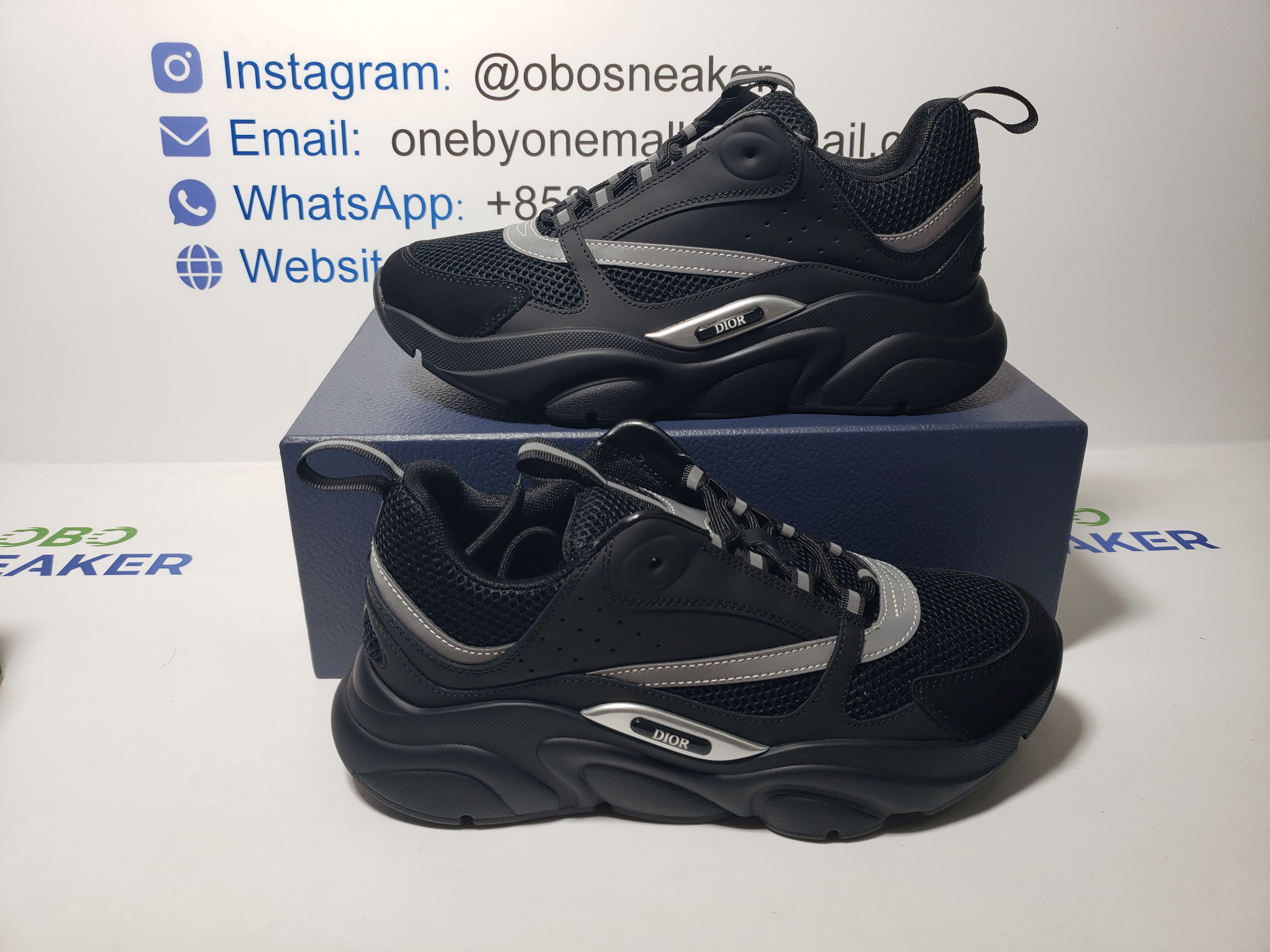 Dior B22 Black Silver 3SN231ZNG969 review Obosneaker 00