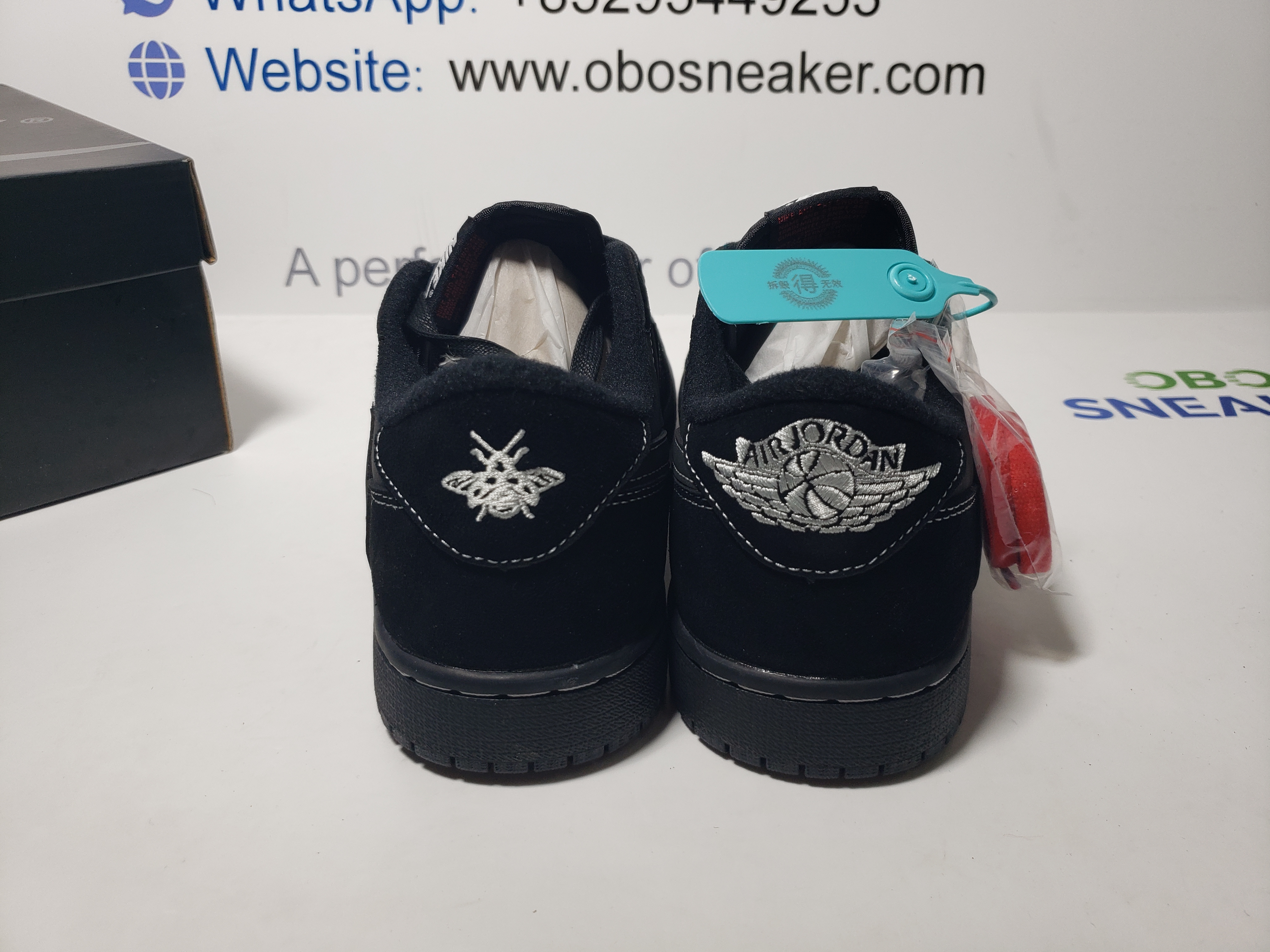 【$59 SALE】Air Jordan 1 Retro Low OG SP Travis Scott Black Phantom DM7866-001 review Obosneaker 02