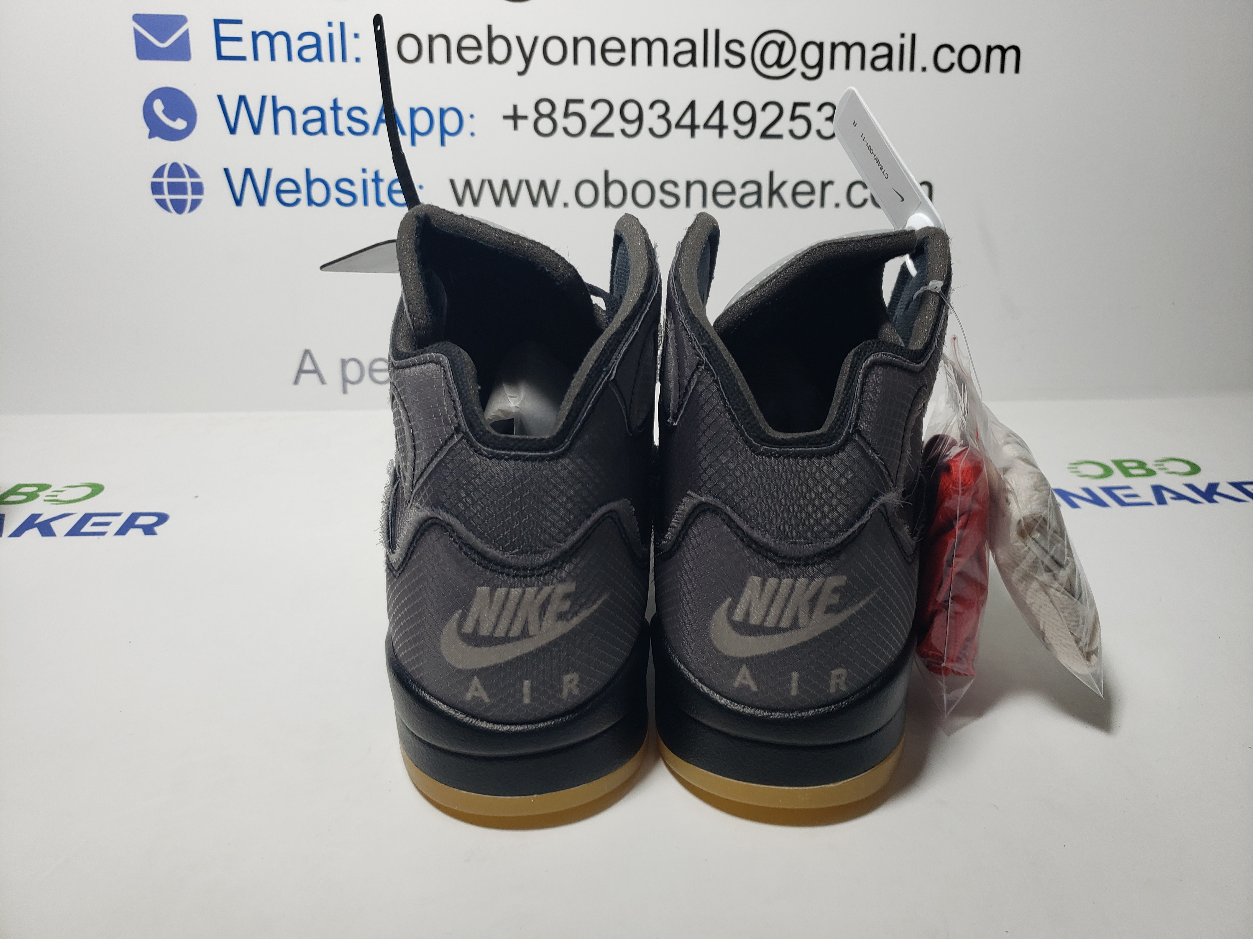 Air Jordan 5 Retro Off-White Black CT8480-001 review Obosneaker 02