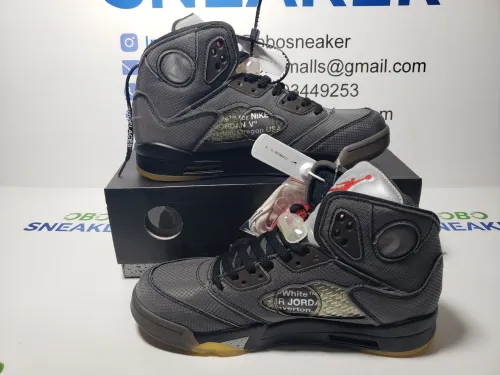 Air Jordan 5 Retro Off-White Black CT8480-001 review 