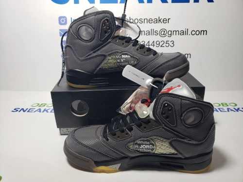 Air Jordan 5 Retro Off-White Black CT8480-001 review 