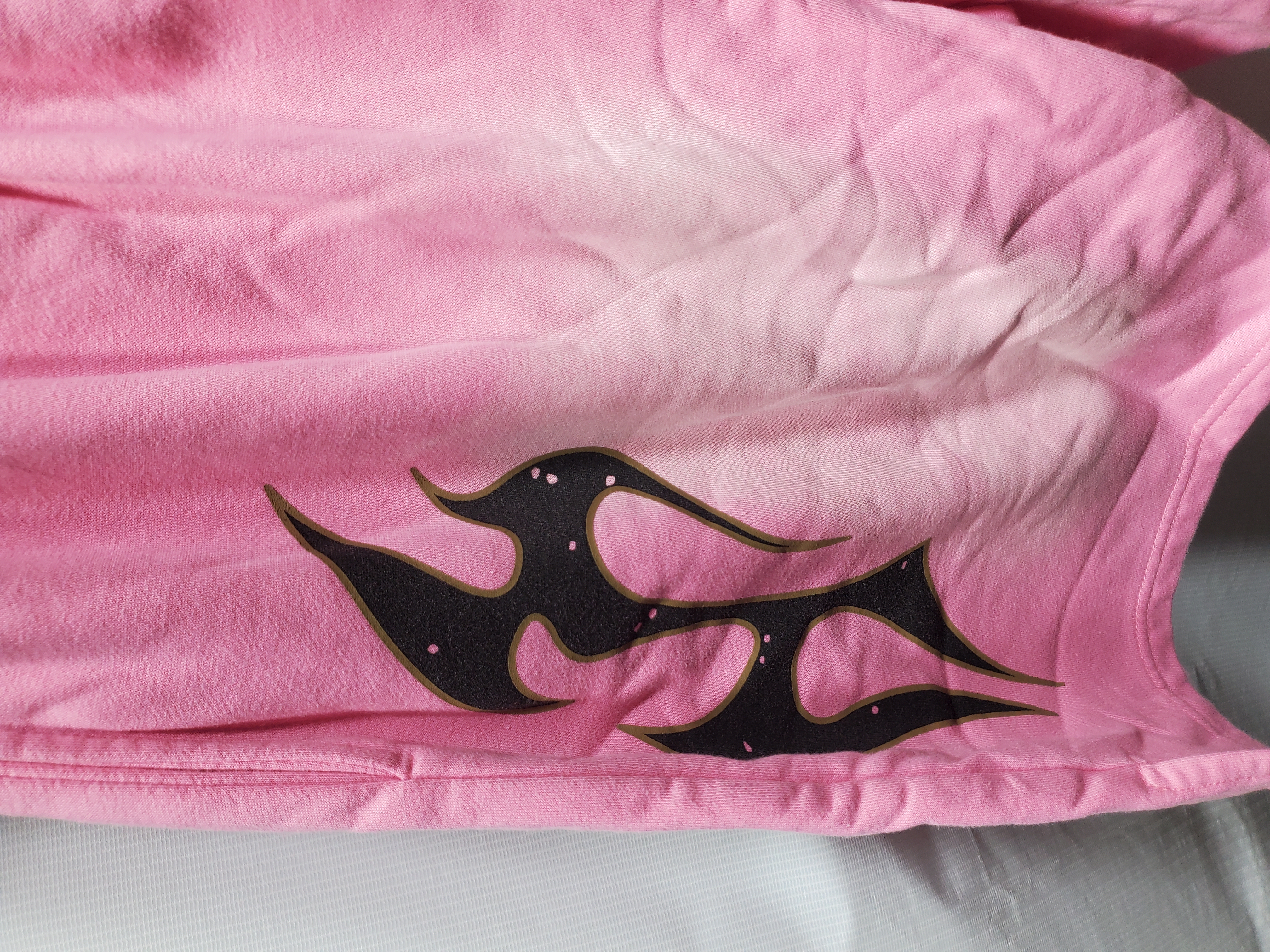 Hellstar Flame Shorts Pink/Black/Grey review Obosneaker 02