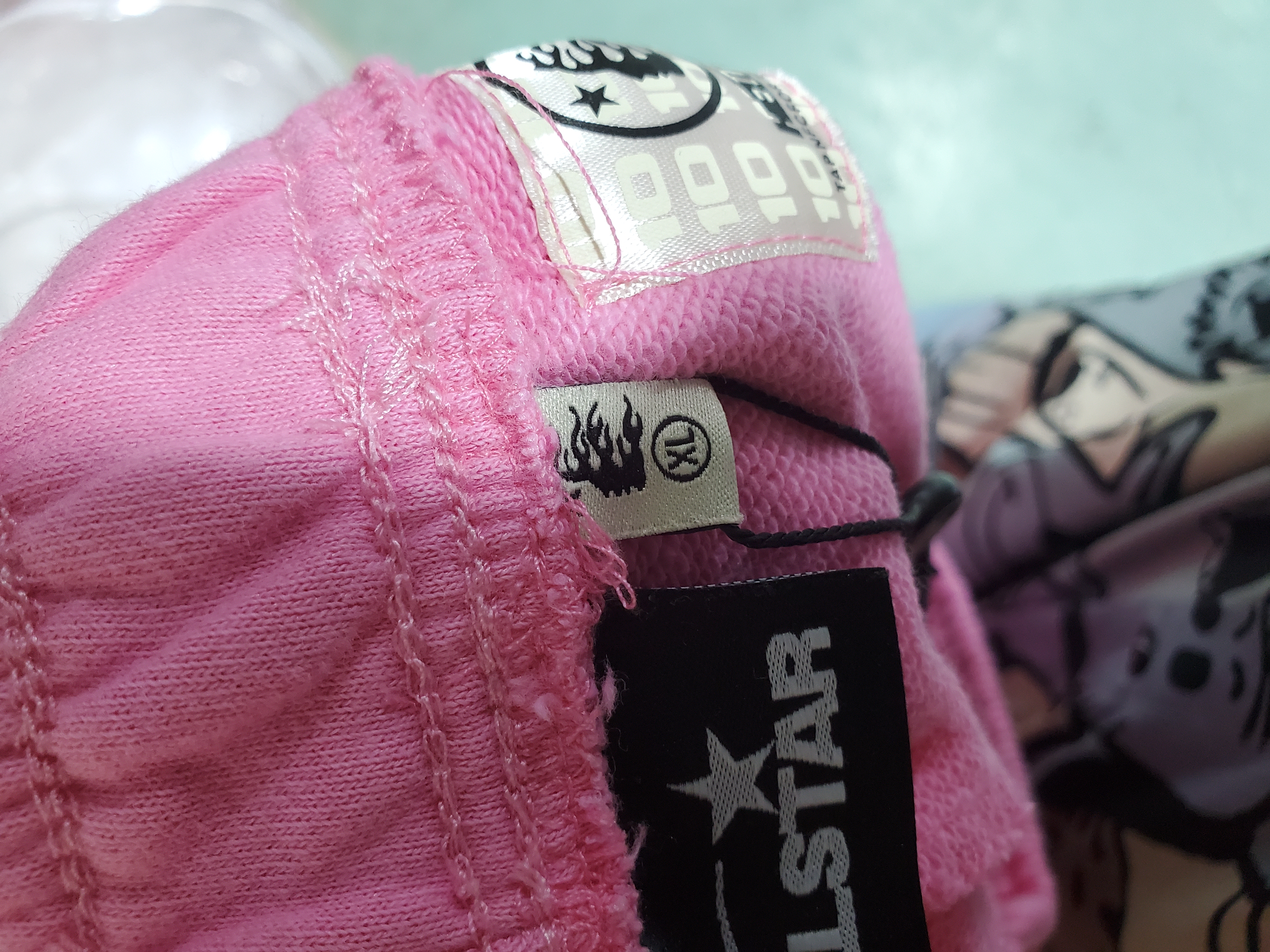 Hellstar Flame Shorts Pink/Black/Grey review Obosneaker 04