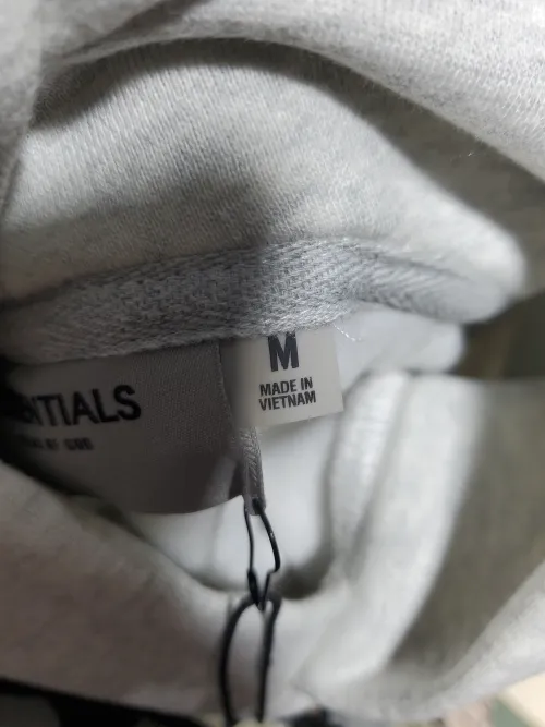 Fear Of God Essentials Pullover Hoodie Applique Logo Buttercream review 