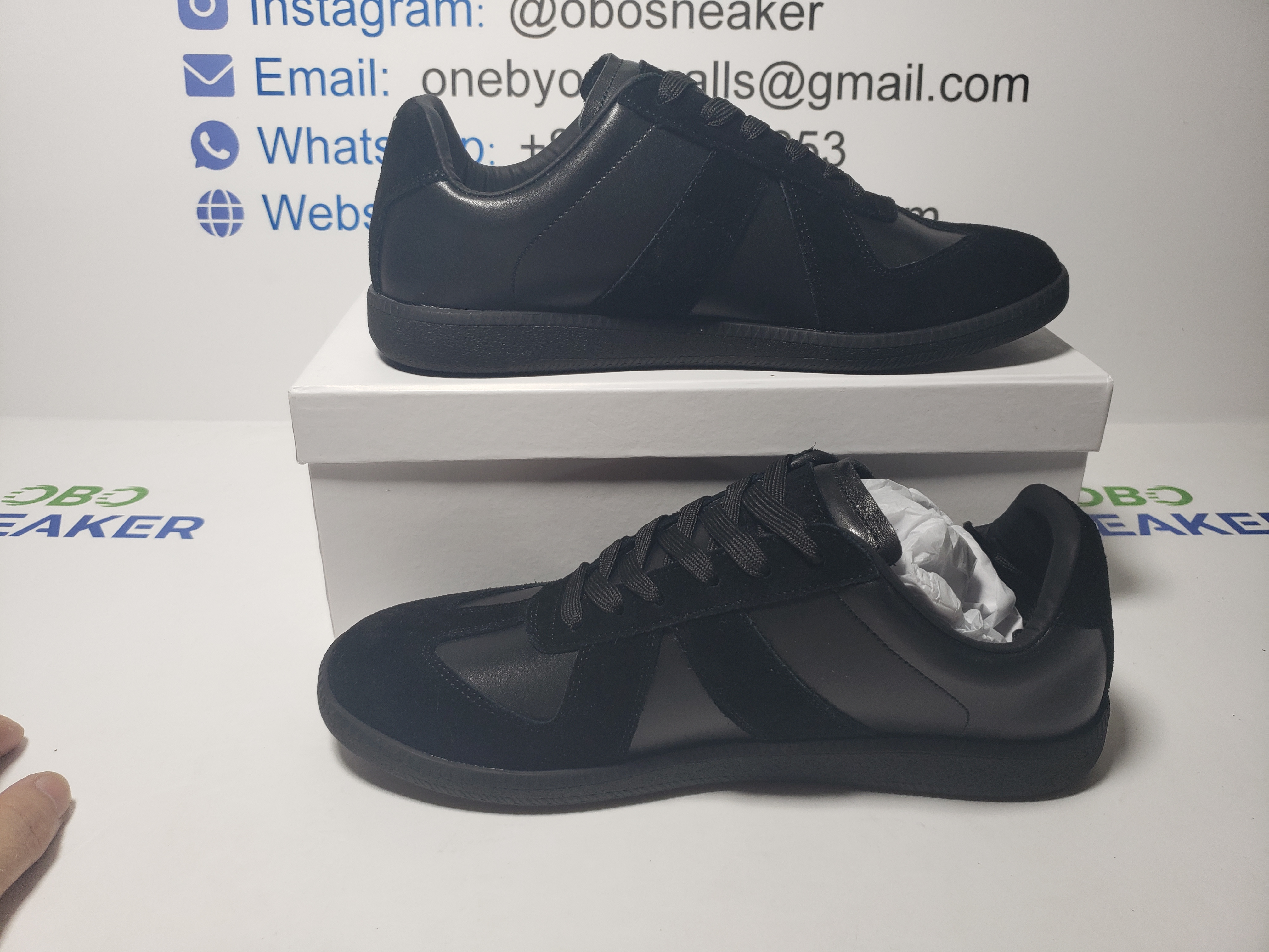 Maison Margiela Replica All Black S57WS0236P1897900 review Obosneaker 01