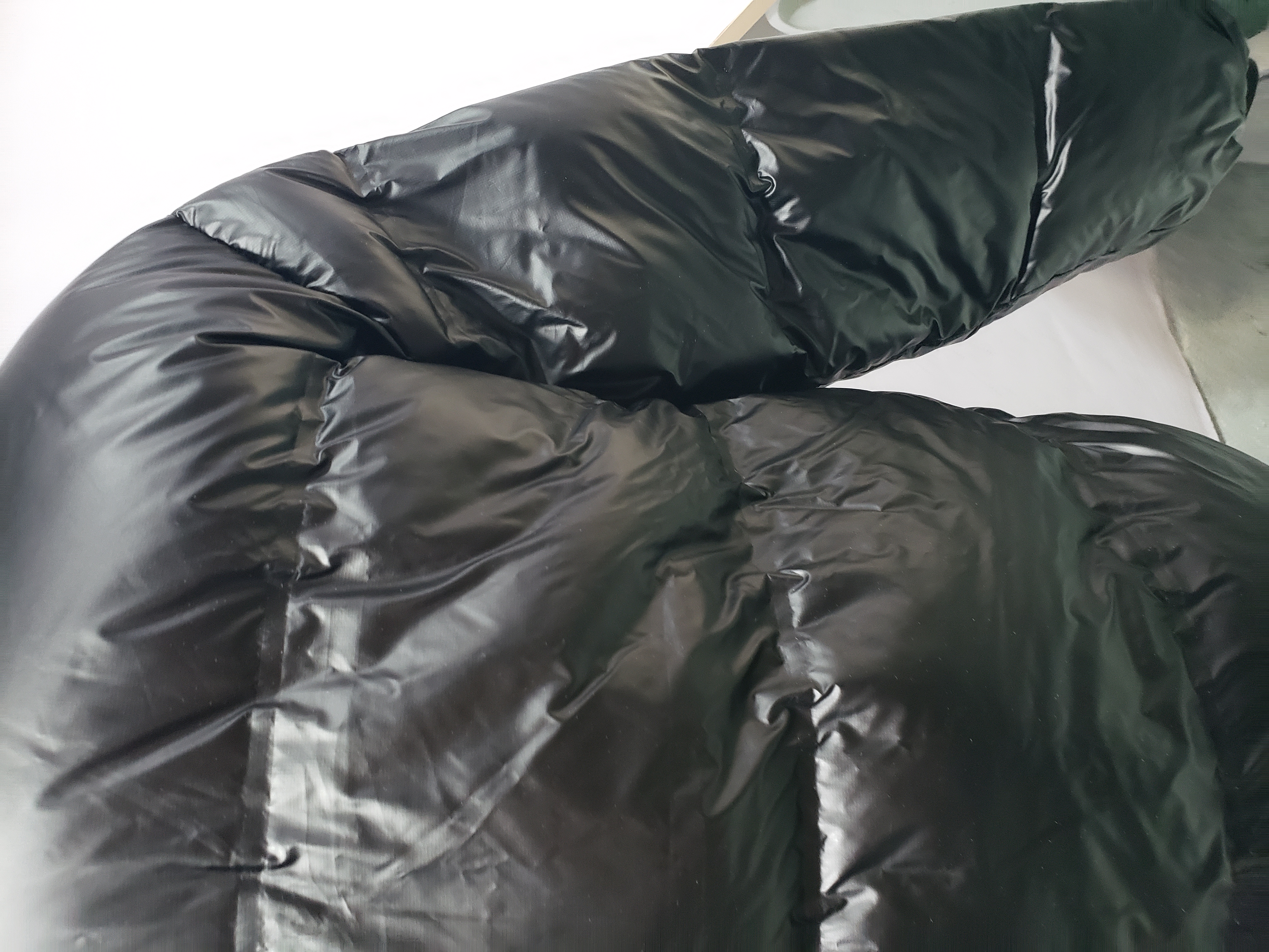 Prada Red Stripe Logo Down Jacket review Obosneaker 06