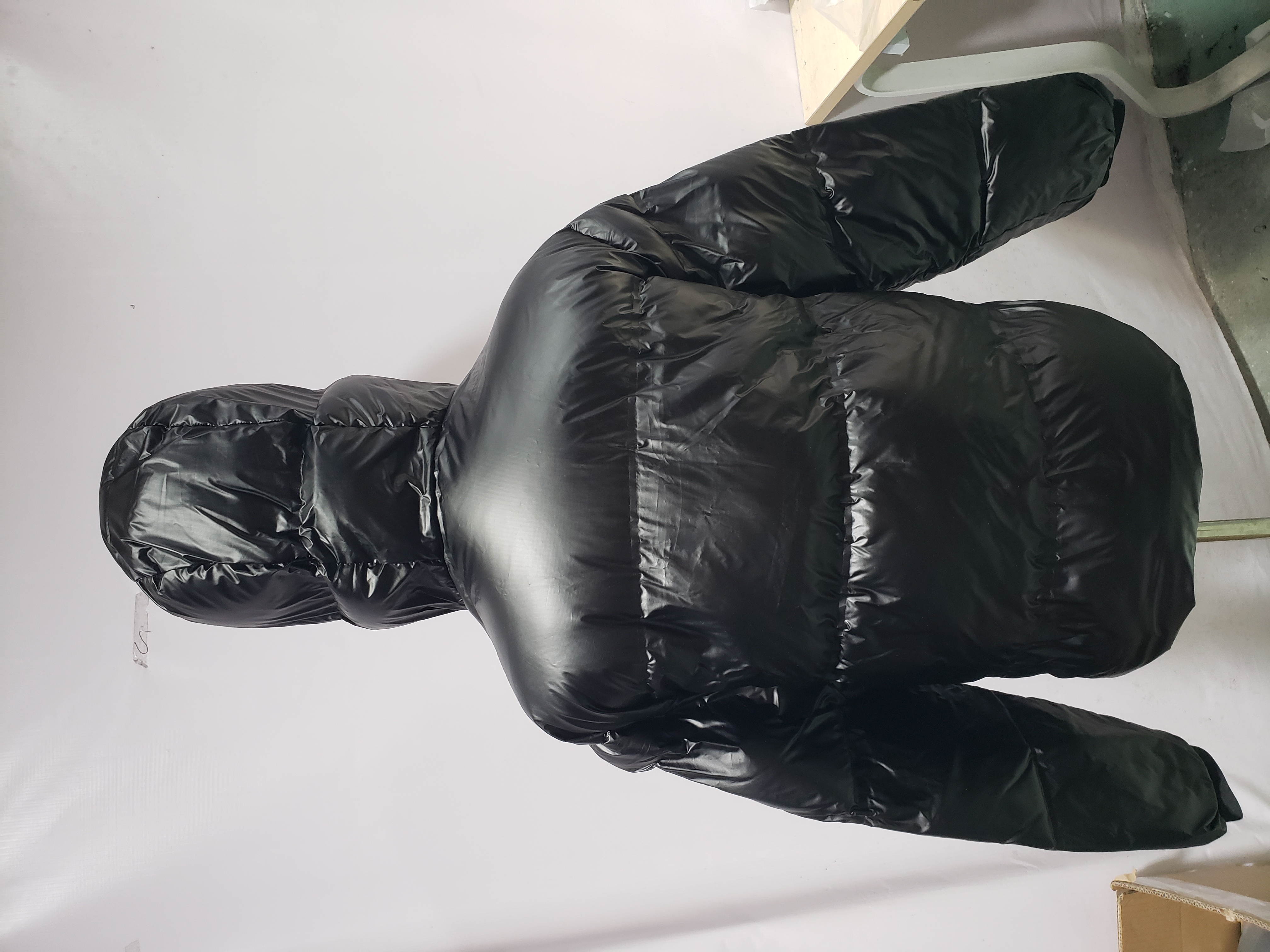 Prada Red Stripe Logo Down Jacket review Obosneaker 01