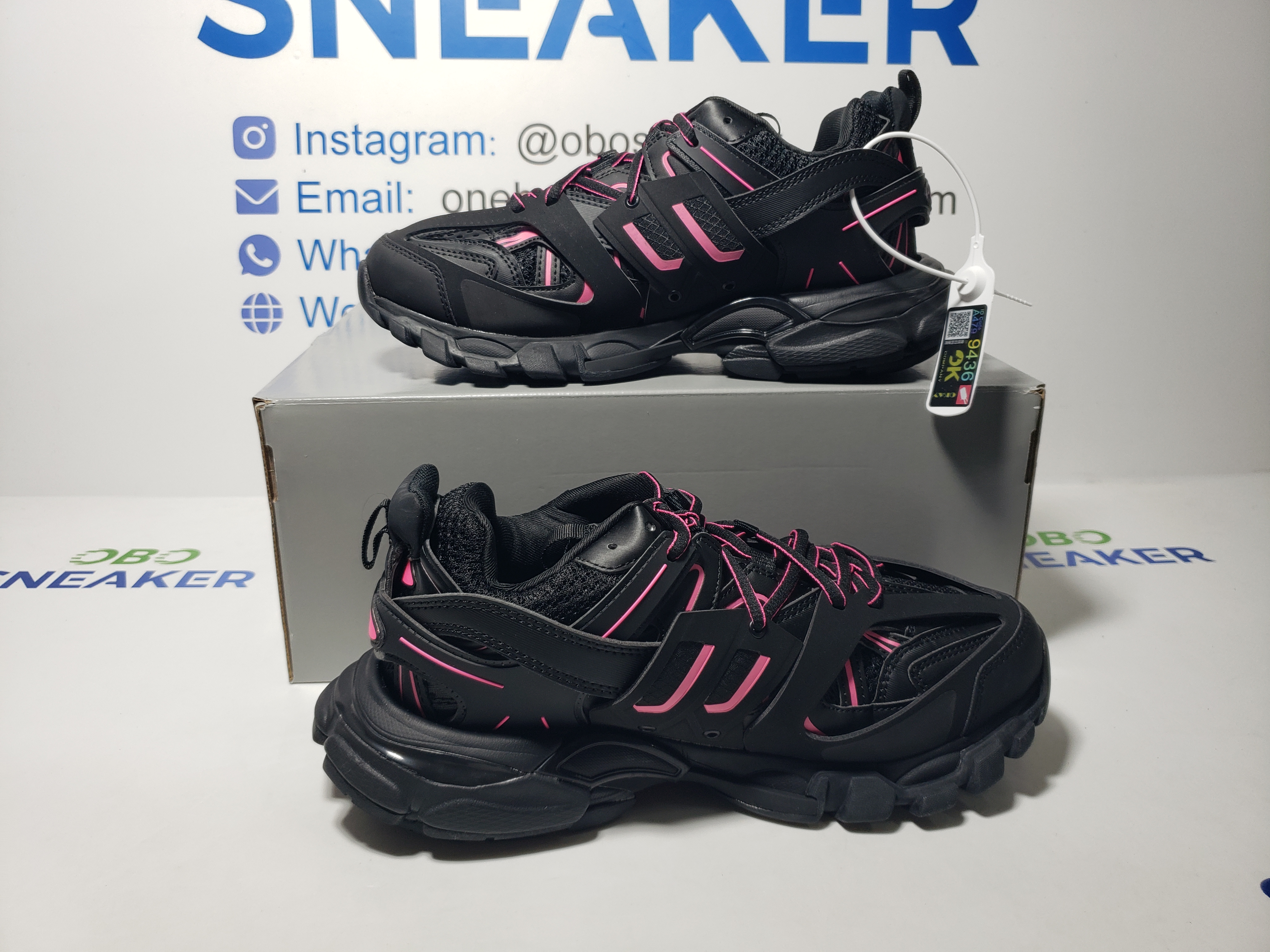 Balenciaga Tess S. Black Rose Red 542436 W2LA1 2046 review Obosneaker 00