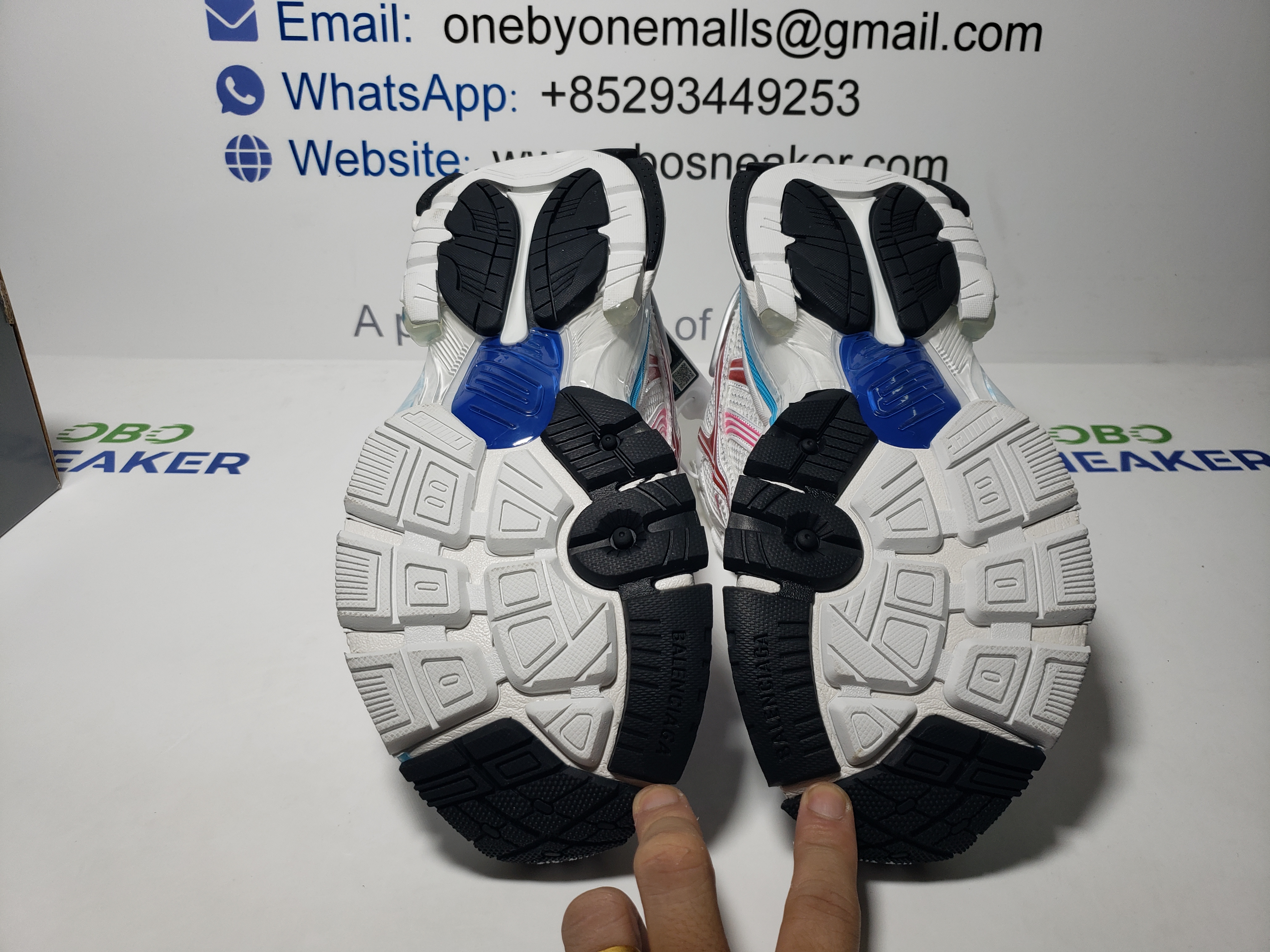 Top Version Balenciaga Runner Sneaker White Multi-Color 772774 W3RBW 9645 review Obosneaker 04