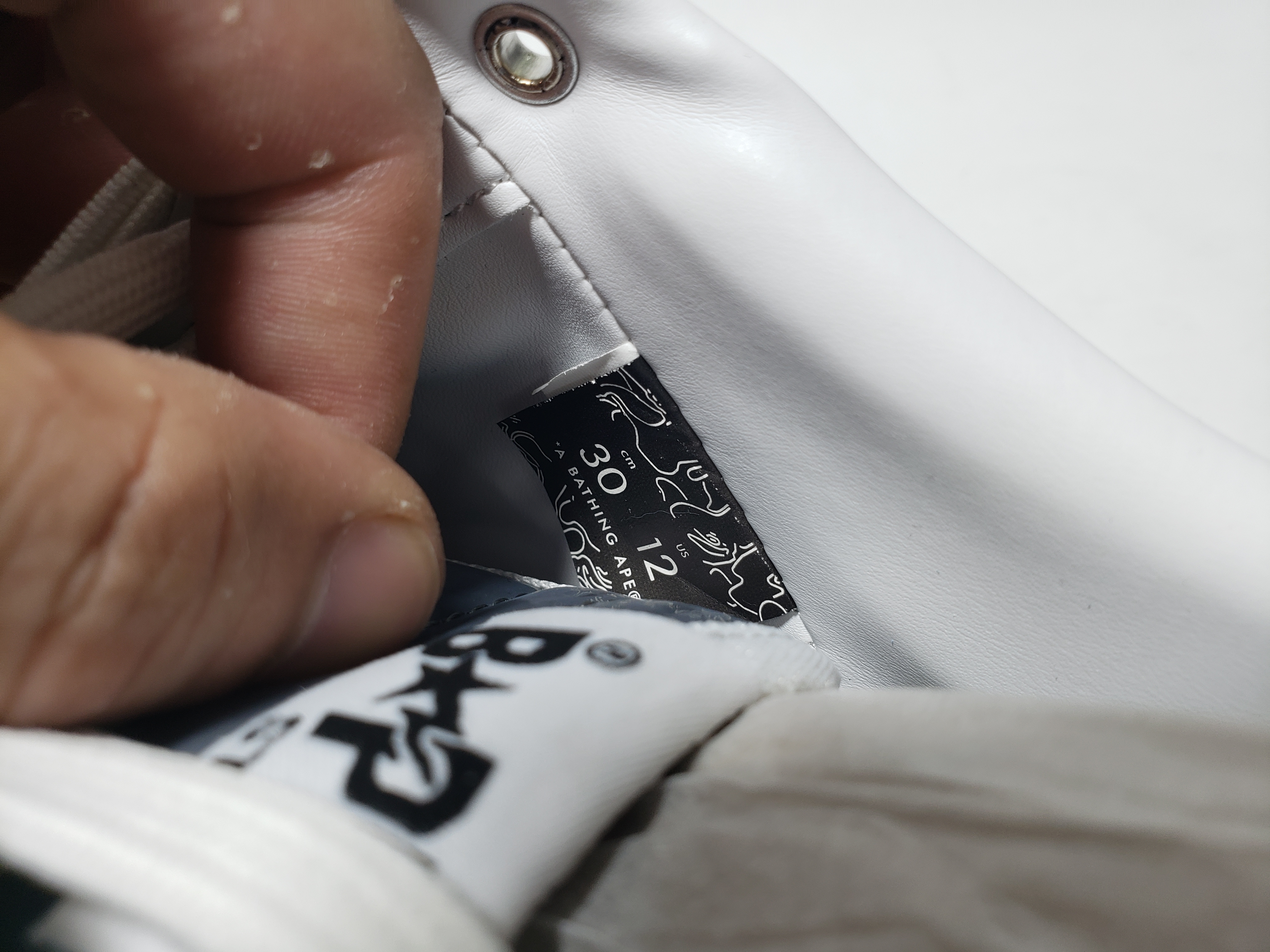 A Bathing Ape Bape Sta Low Black Grey Baolan 1H20 191 046  review Obosneaker 05