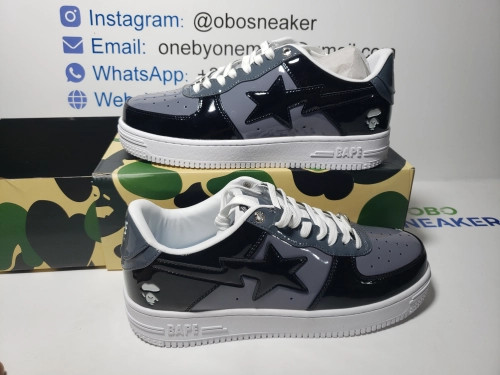 A Bathing Ape Bape Sta Low Black Grey Baolan 1H20 191 046  review 