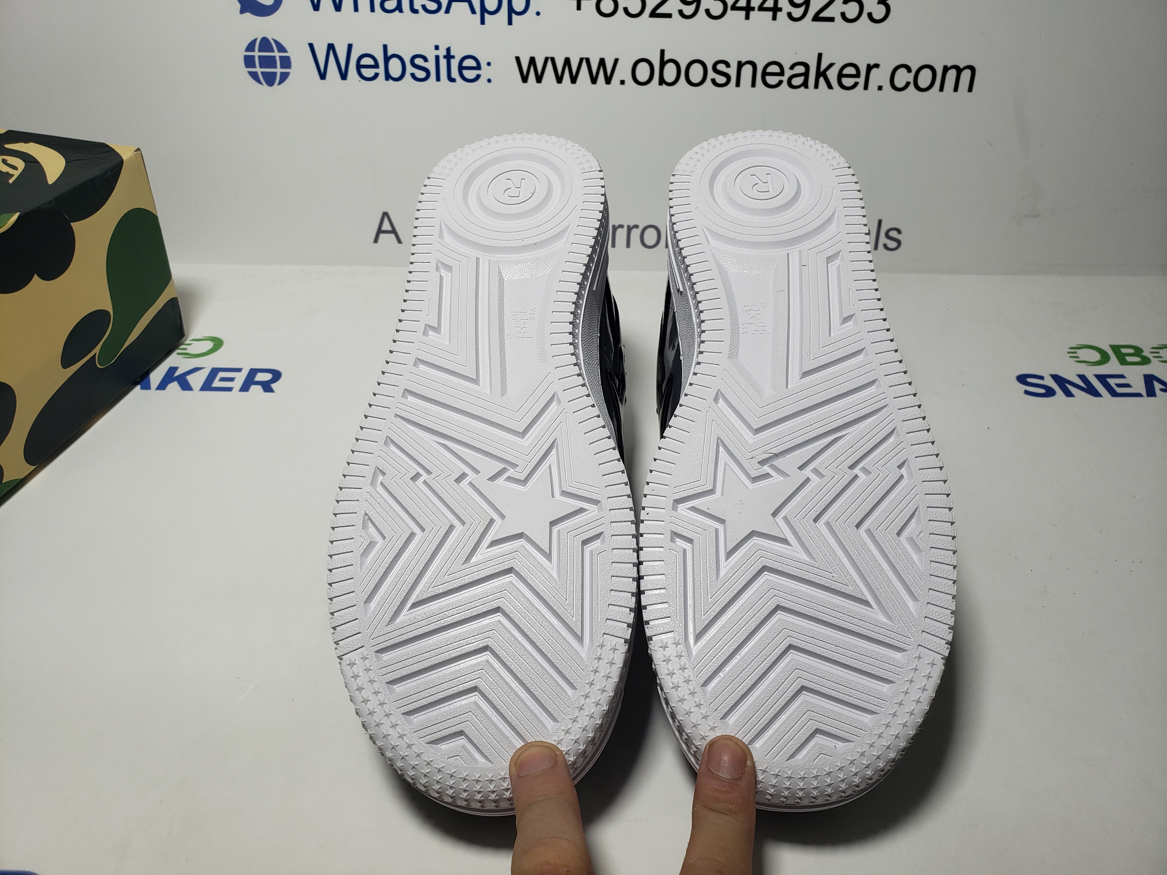 A Bathing Ape Bape Sta Low Black Grey Baolan 1H20 191 046  review Obosneaker 04