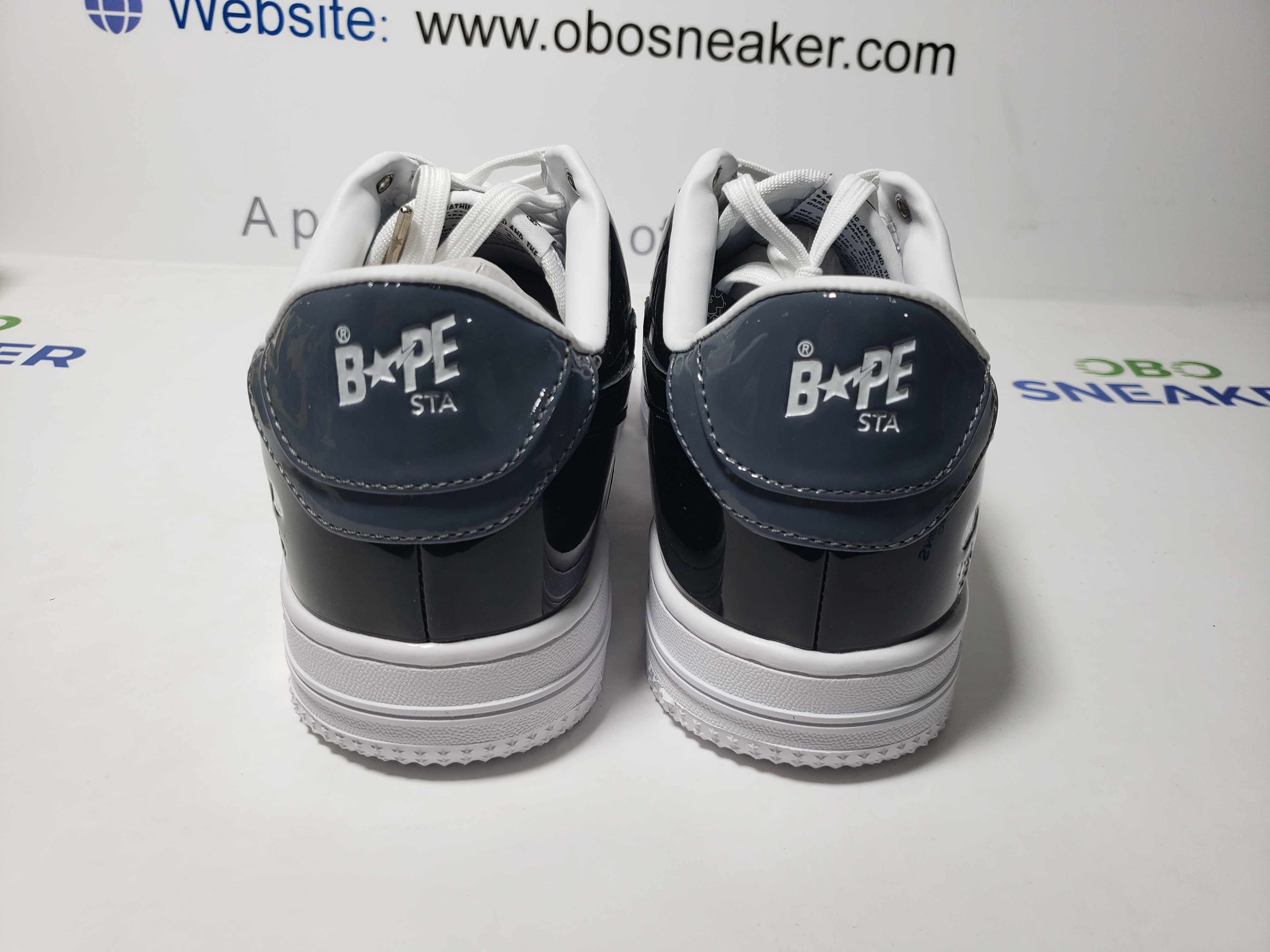 A Bathing Ape Bape Sta Low Black Grey Baolan 1H20 191 046  review Obosneaker 02