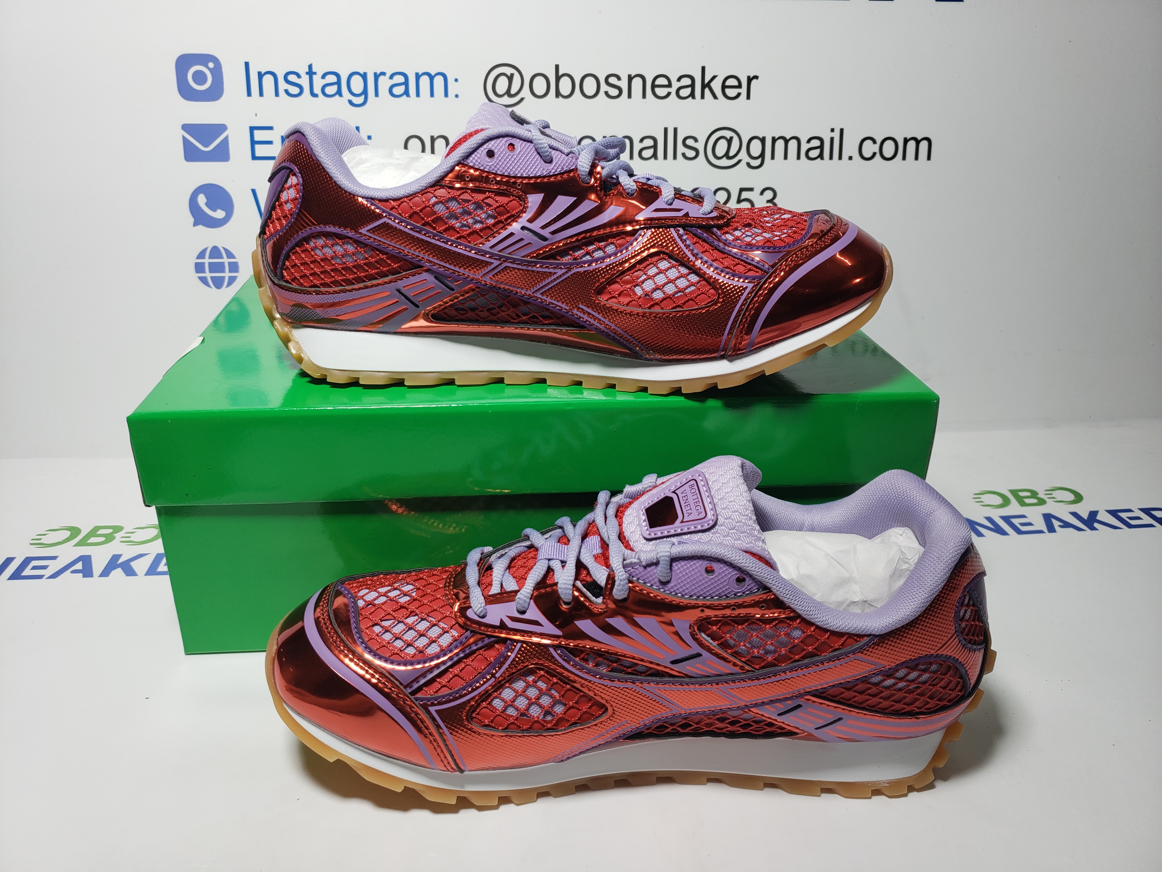 Bottega Veneta Orbit Silver Red 755915V2X405851 review Obosneaker 01