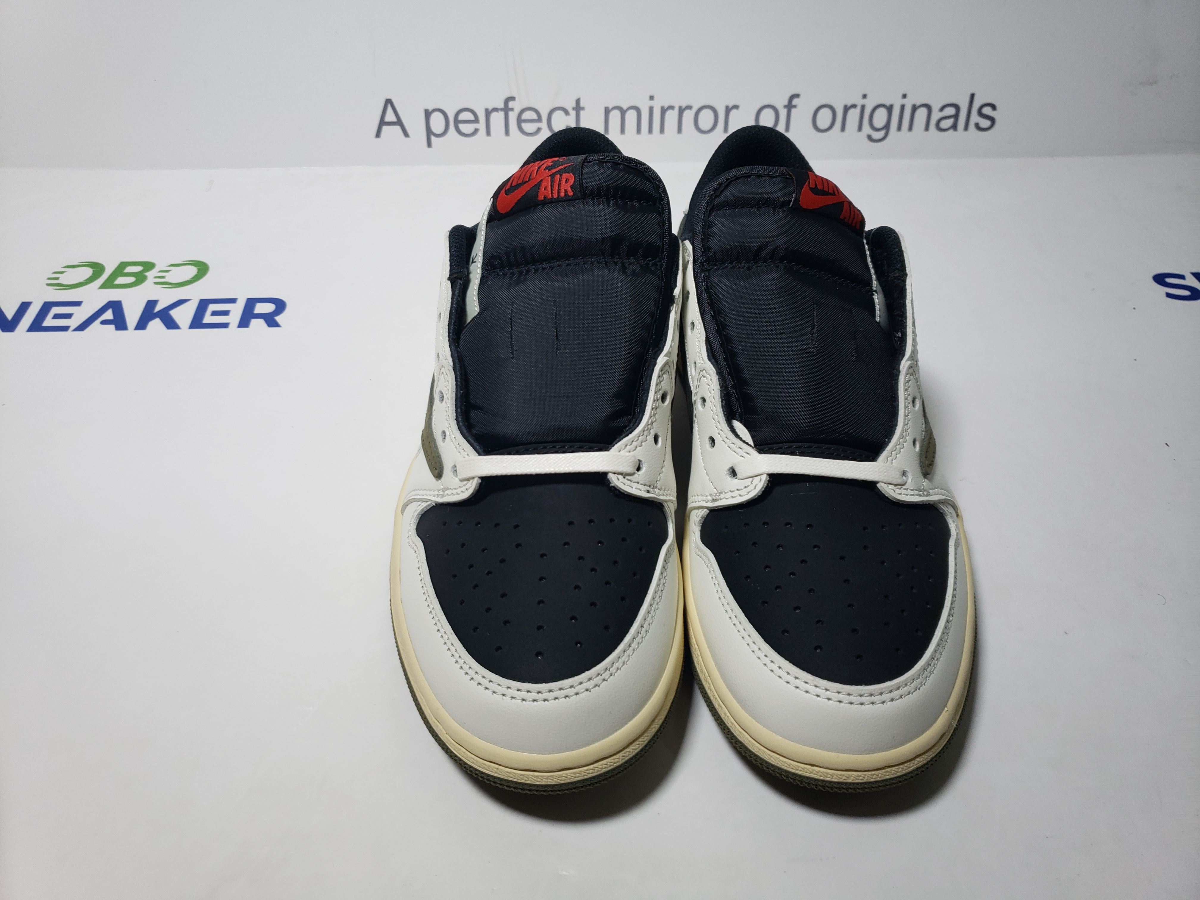 【$59 SALE】Air Jordan 1 Retro Low OG SP Travis Scott Olive (Women's)  DZ4137-106 review Obosneaker 03