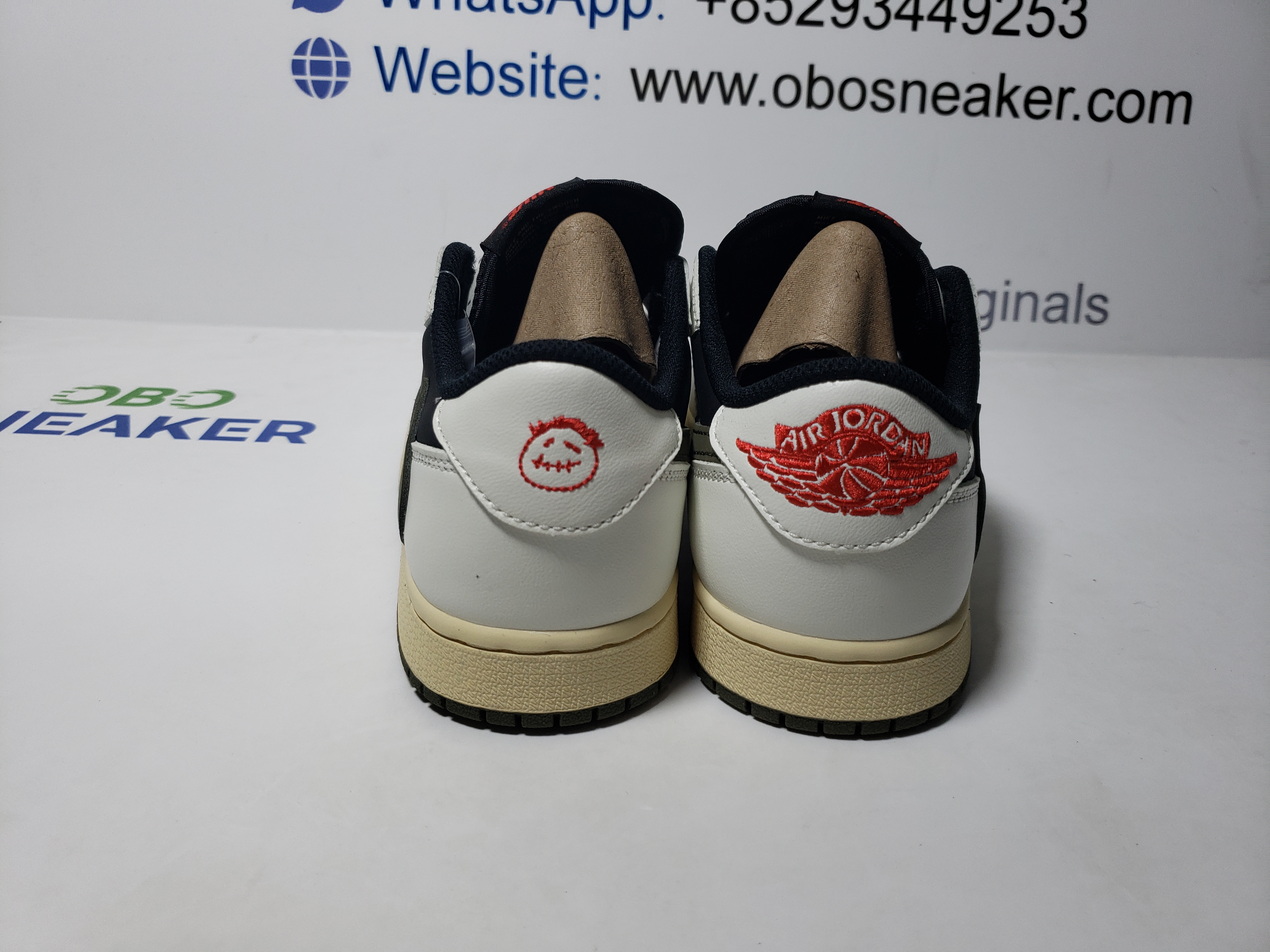 【$59 SALE】Air Jordan 1 Retro Low OG SP Travis Scott Olive (Women's)  DZ4137-106 review Obosneaker 02