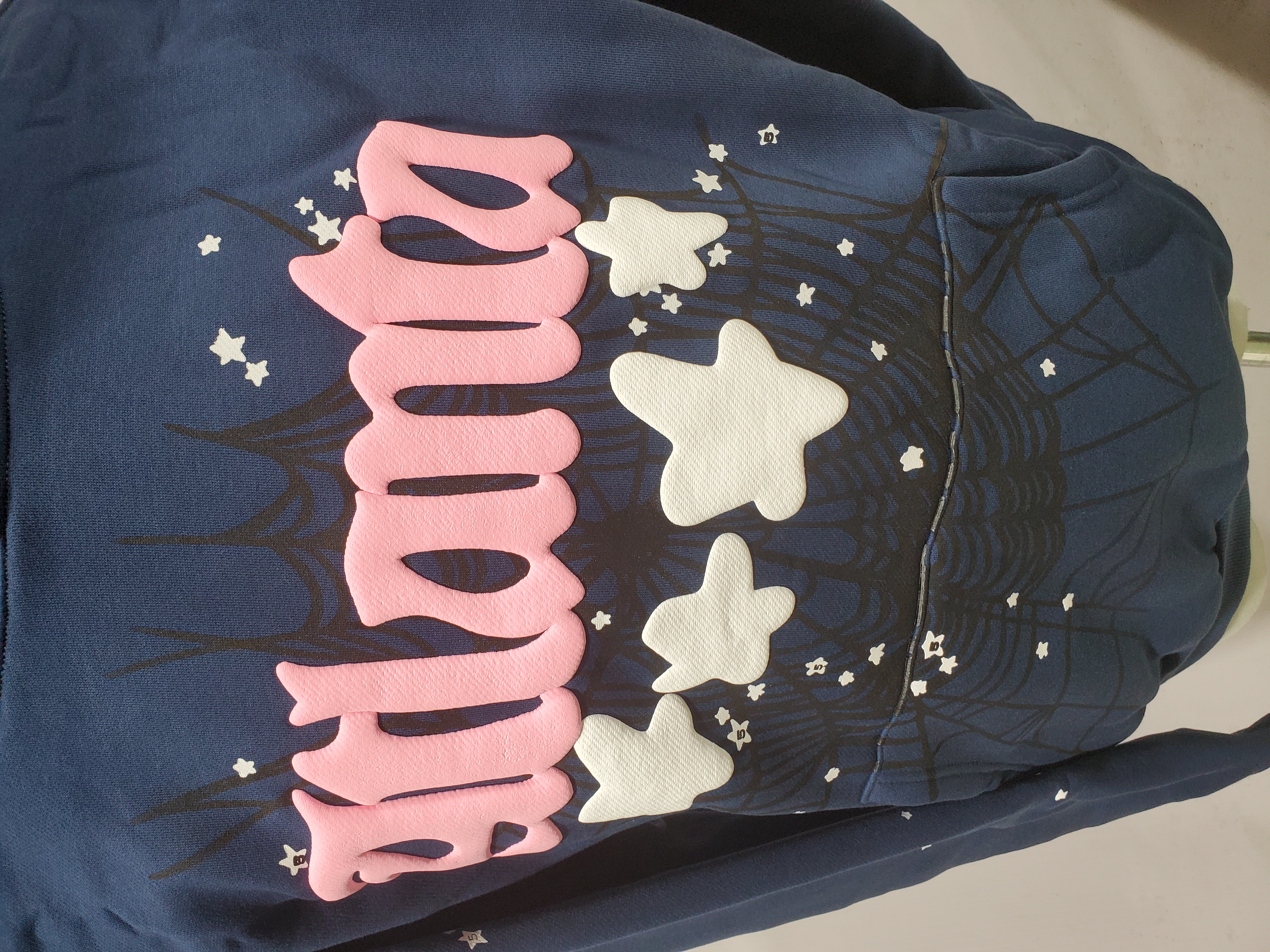 Sp5der Atlanta Hoodie Navy review Obosneaker 03