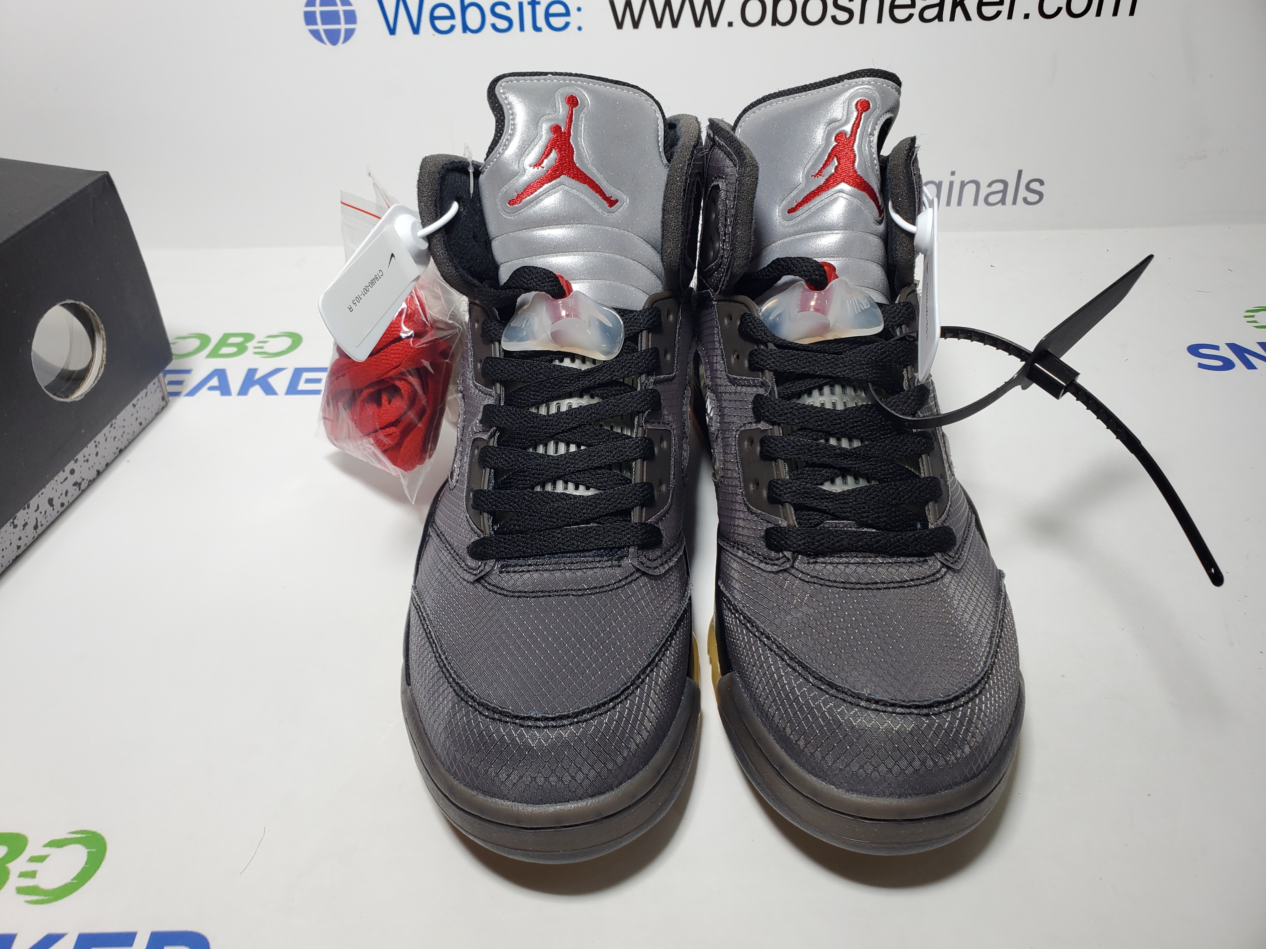 Air  Jordan 5 Retro Off-White Muslin CT8480-001 review Obosneaker 03