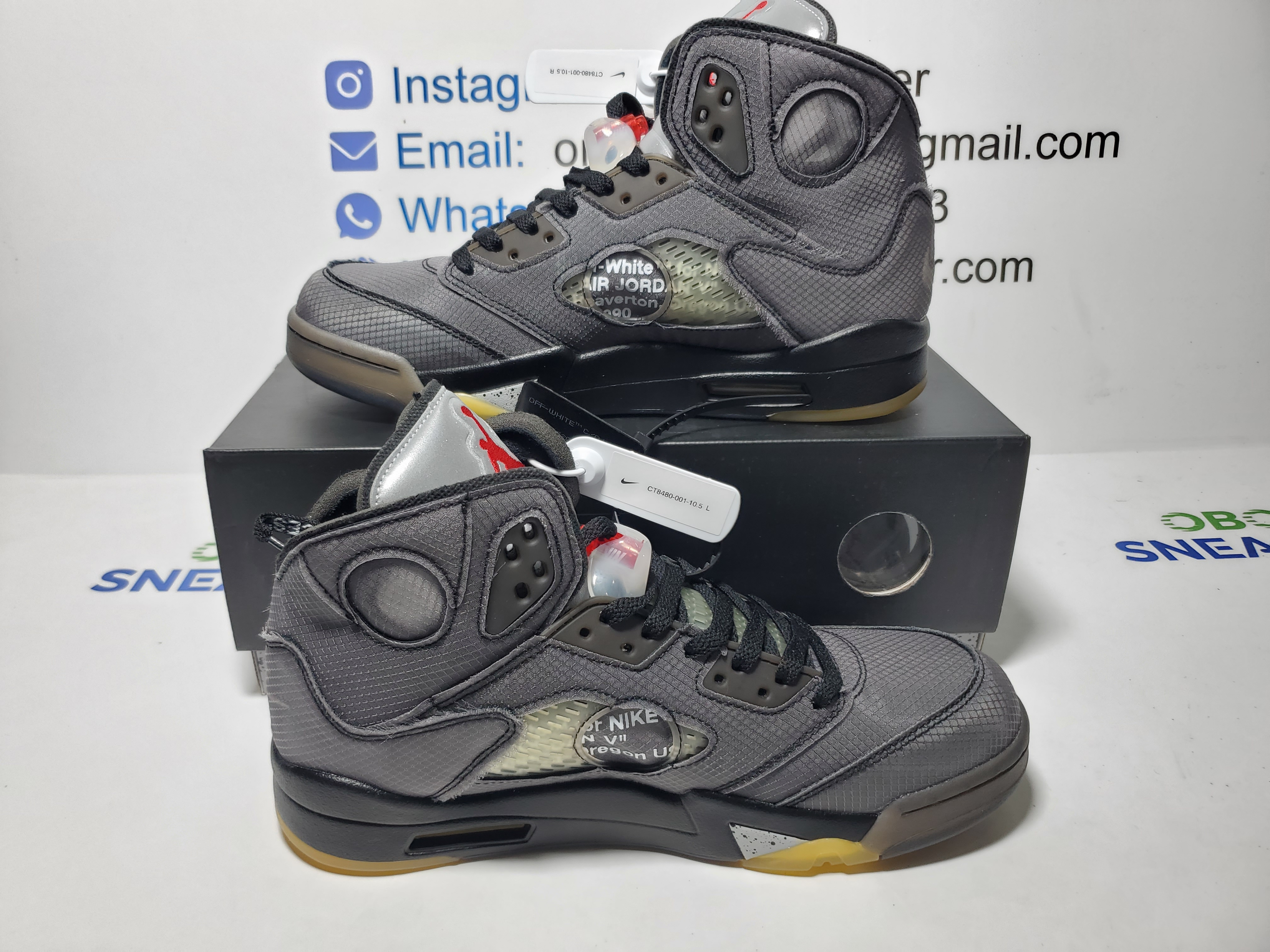 Air  Jordan 5 Retro Off-White Muslin CT8480-001 review Obosneaker 00