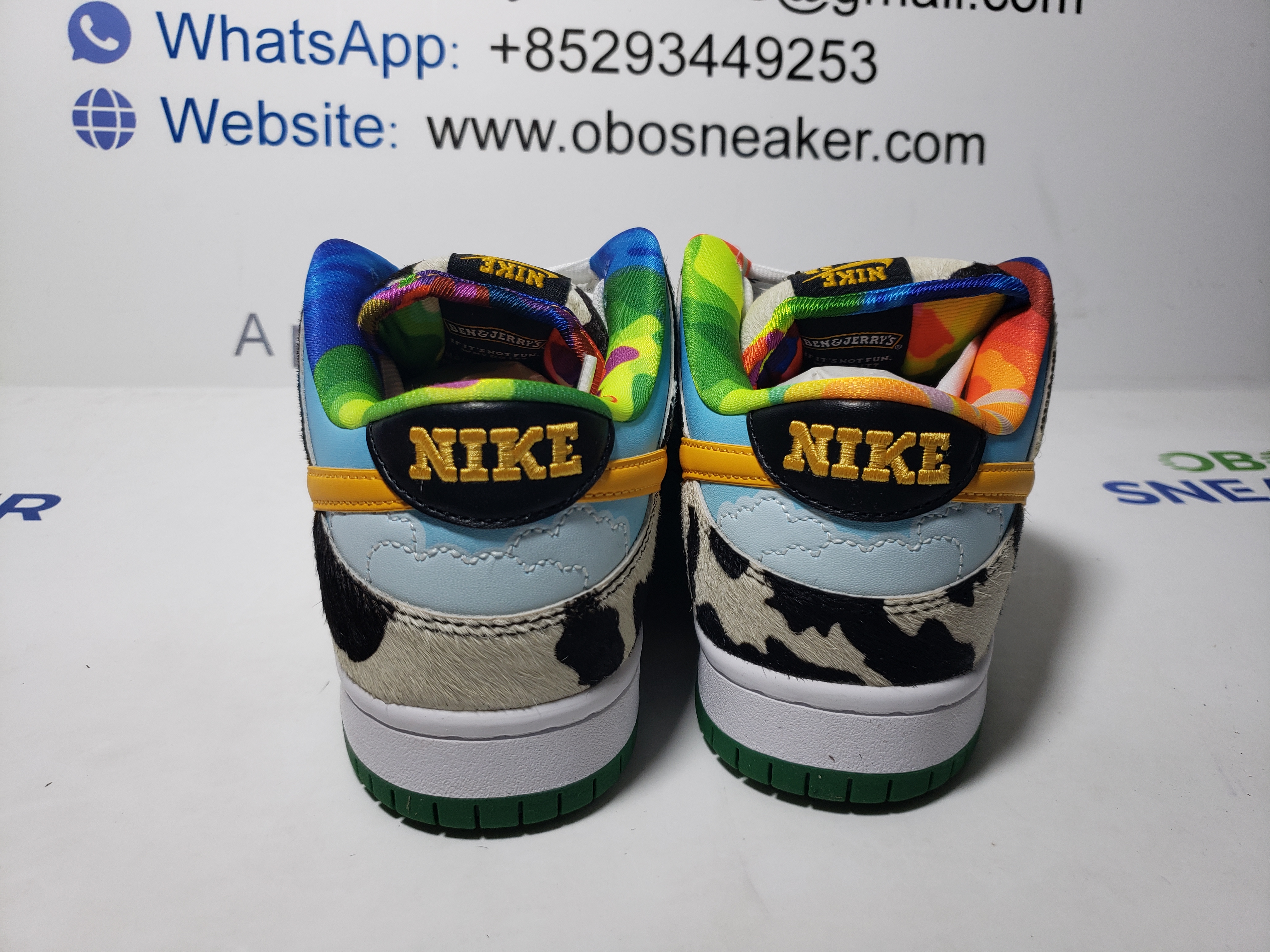 Nike SB Dunk Low Ben & Jerry's Chunky Dunky CU3244-100 review Obosneaker 02