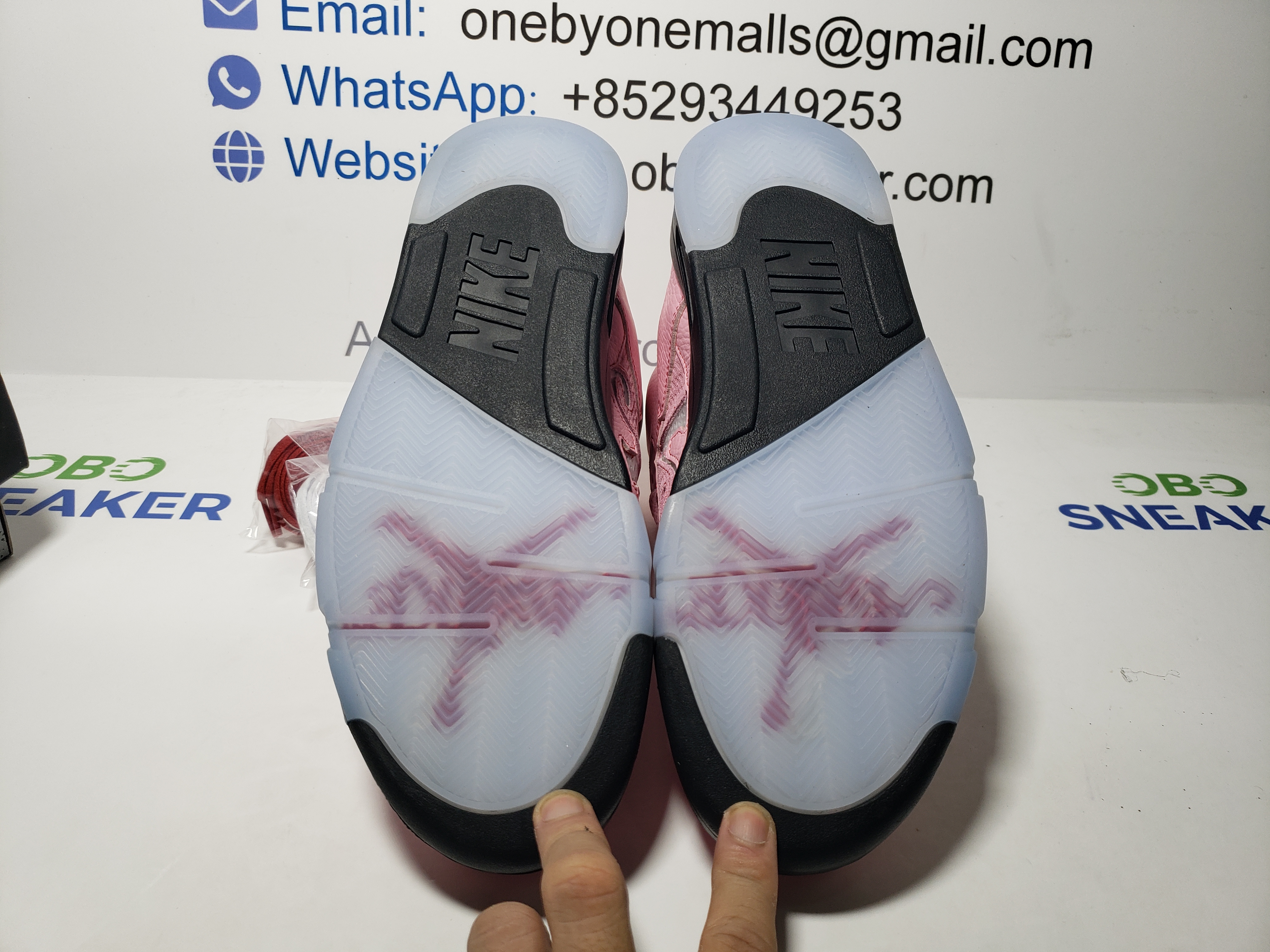 Top Version Air Jordan 5 Retro x Awake NY Arctic Pink DV4982-600 review Obosneaker 04