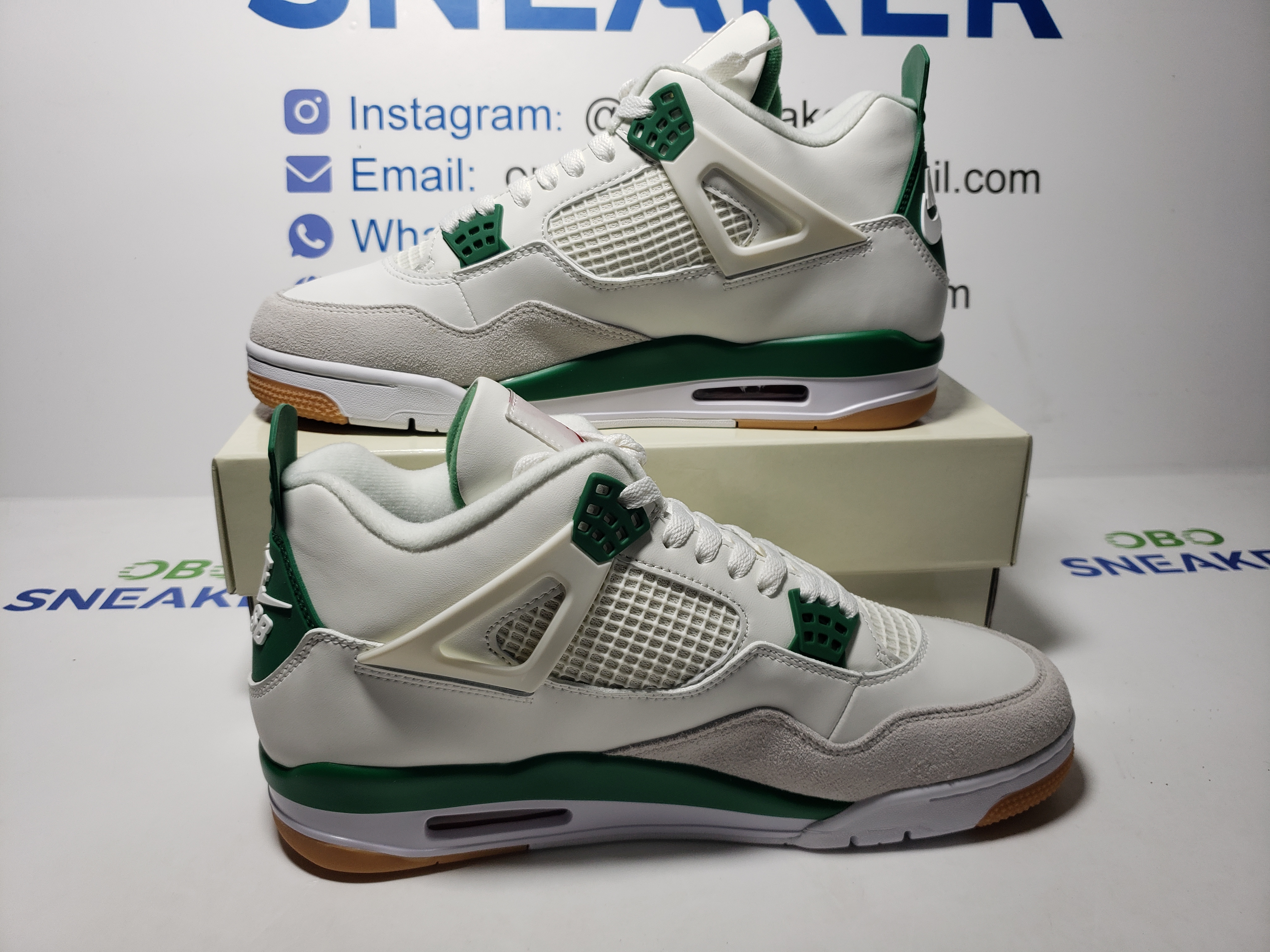 Jordan 4 Retro SB Pine Green DR5415-103 review Obosneaker 00