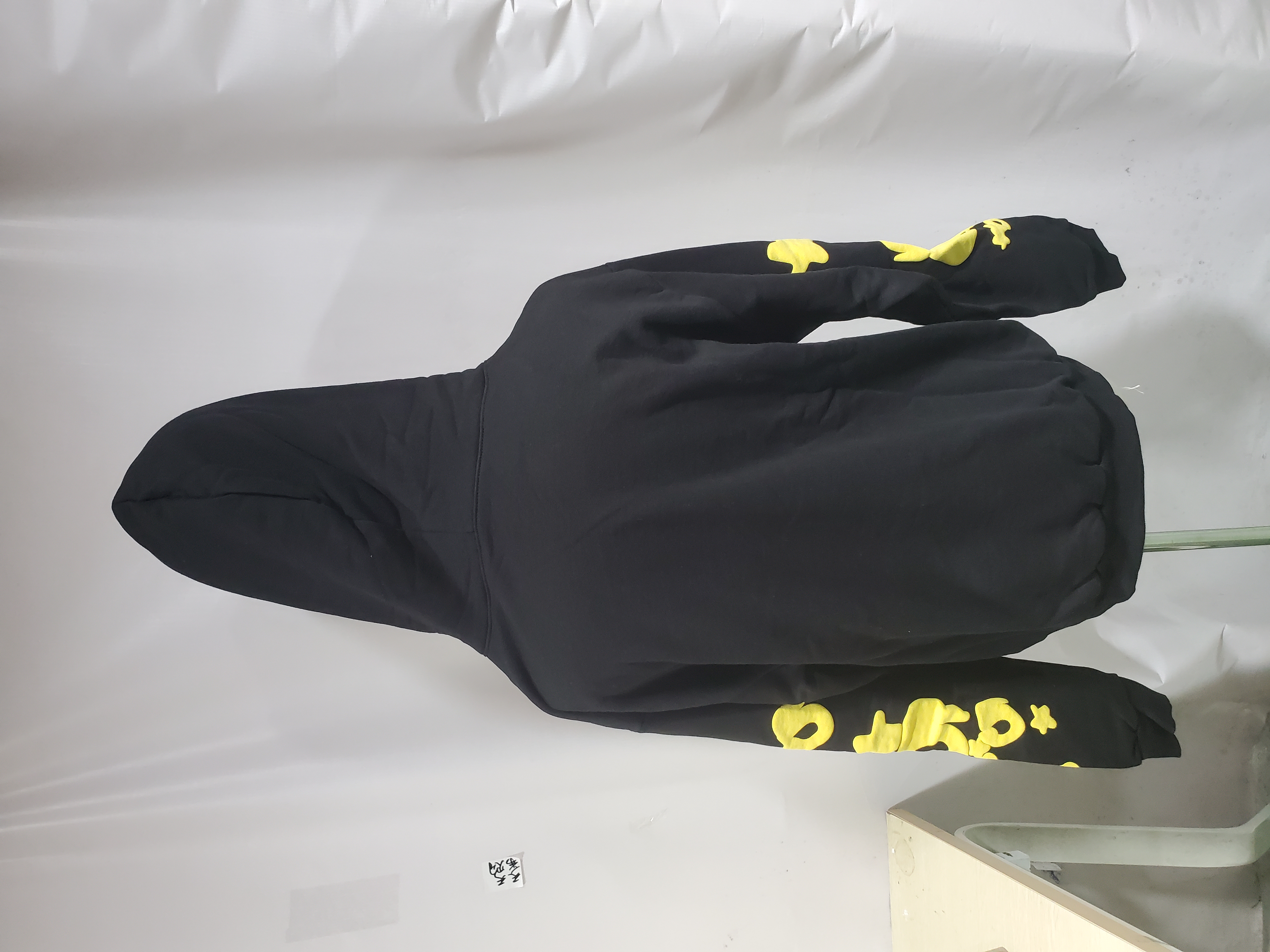 Sp5der Beluga Hoodie Onyx Yellow review Obosneaker 00
