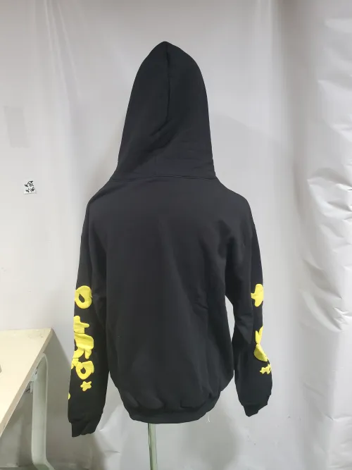 Sp5der Beluga Hoodie Onyx Yellow review 