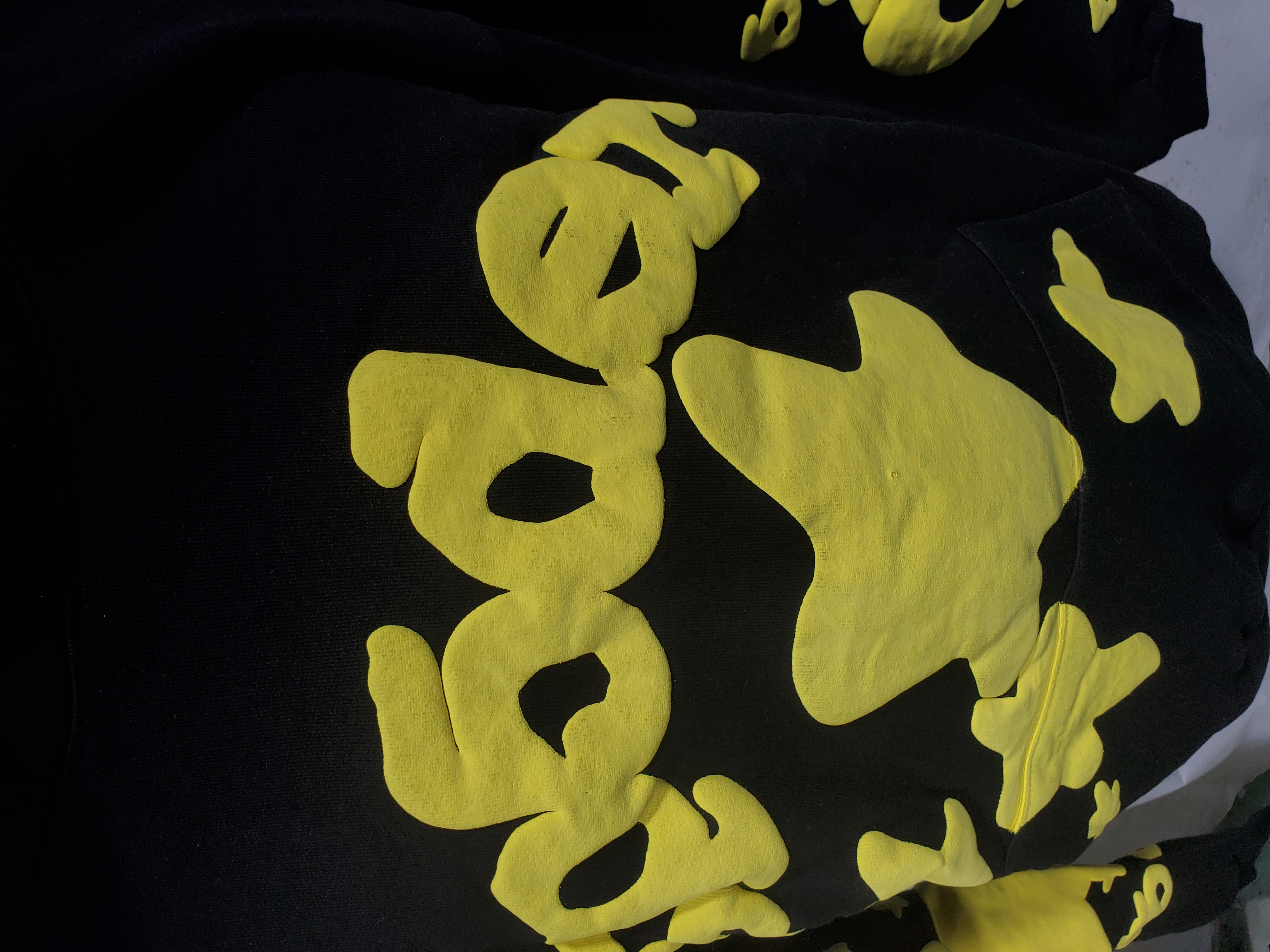 Sp5der Beluga Hoodie Onyx Yellow review Obosneaker 03