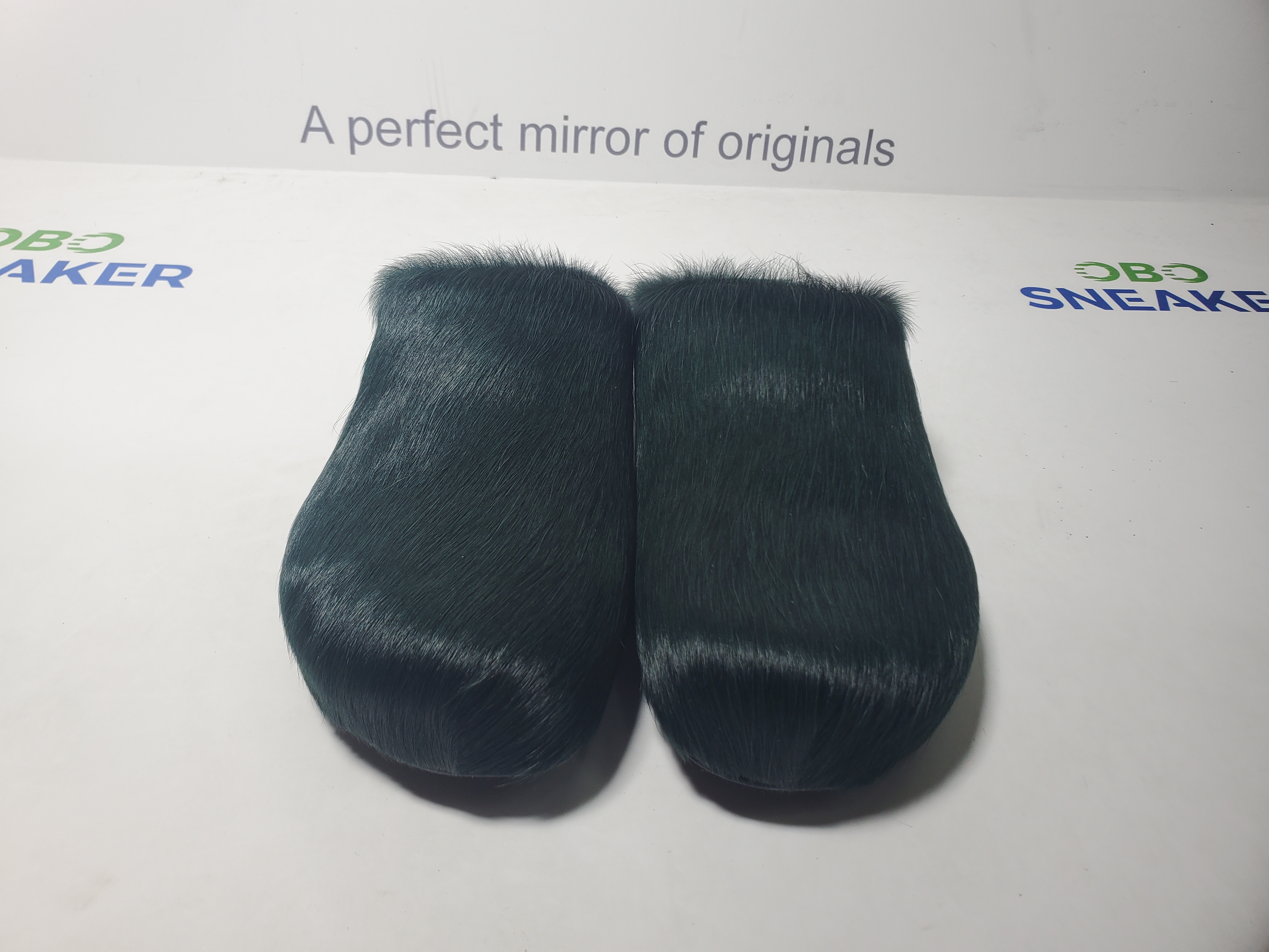 Marni Long-Hair Calfskin Fussbett Sabot Sea Green MR000600P412200V78 review Obosneaker 03