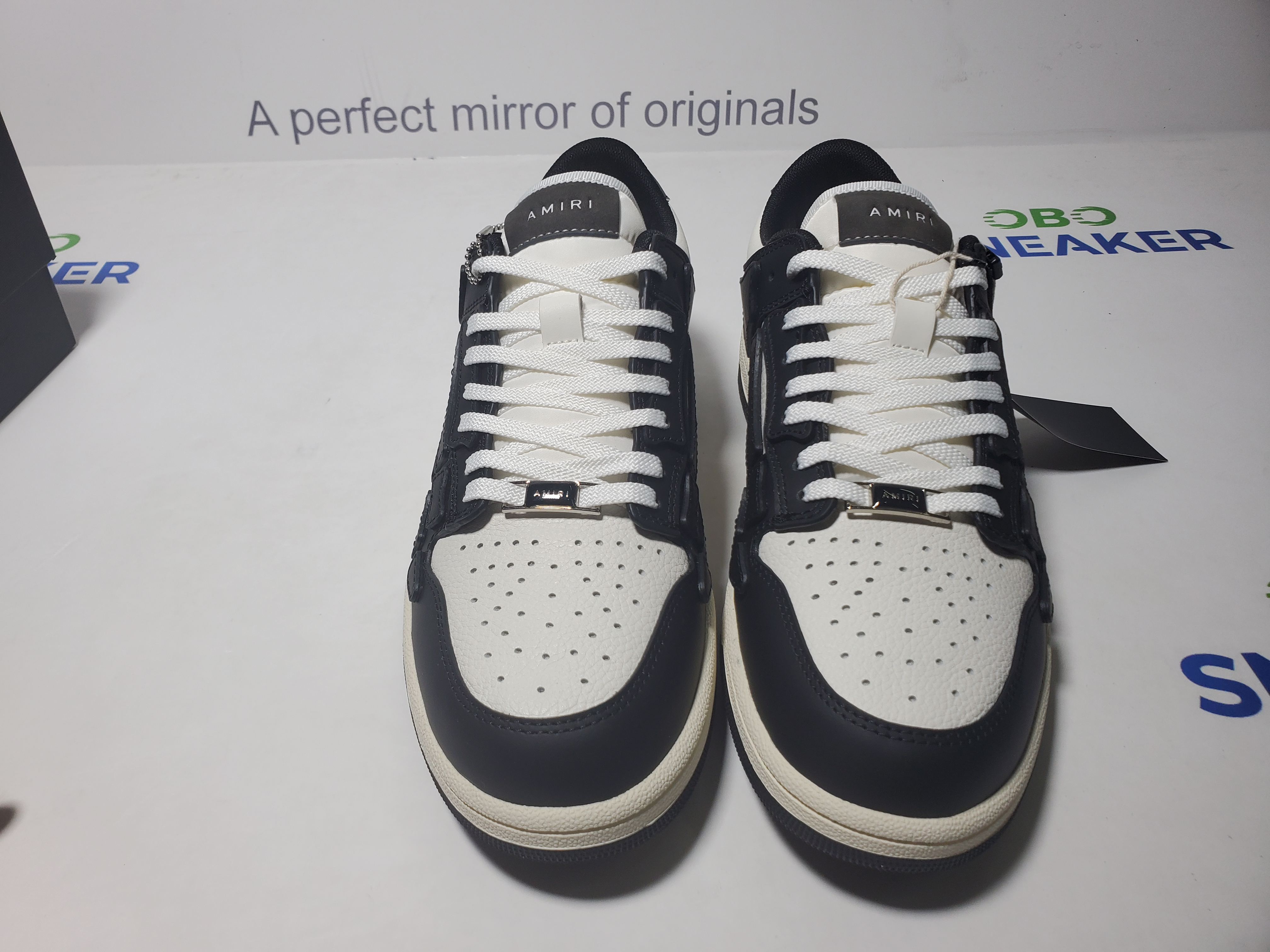 AMIRI MA-1 Skel Top Low White Black White MFS003-004  review Obosneaker 03