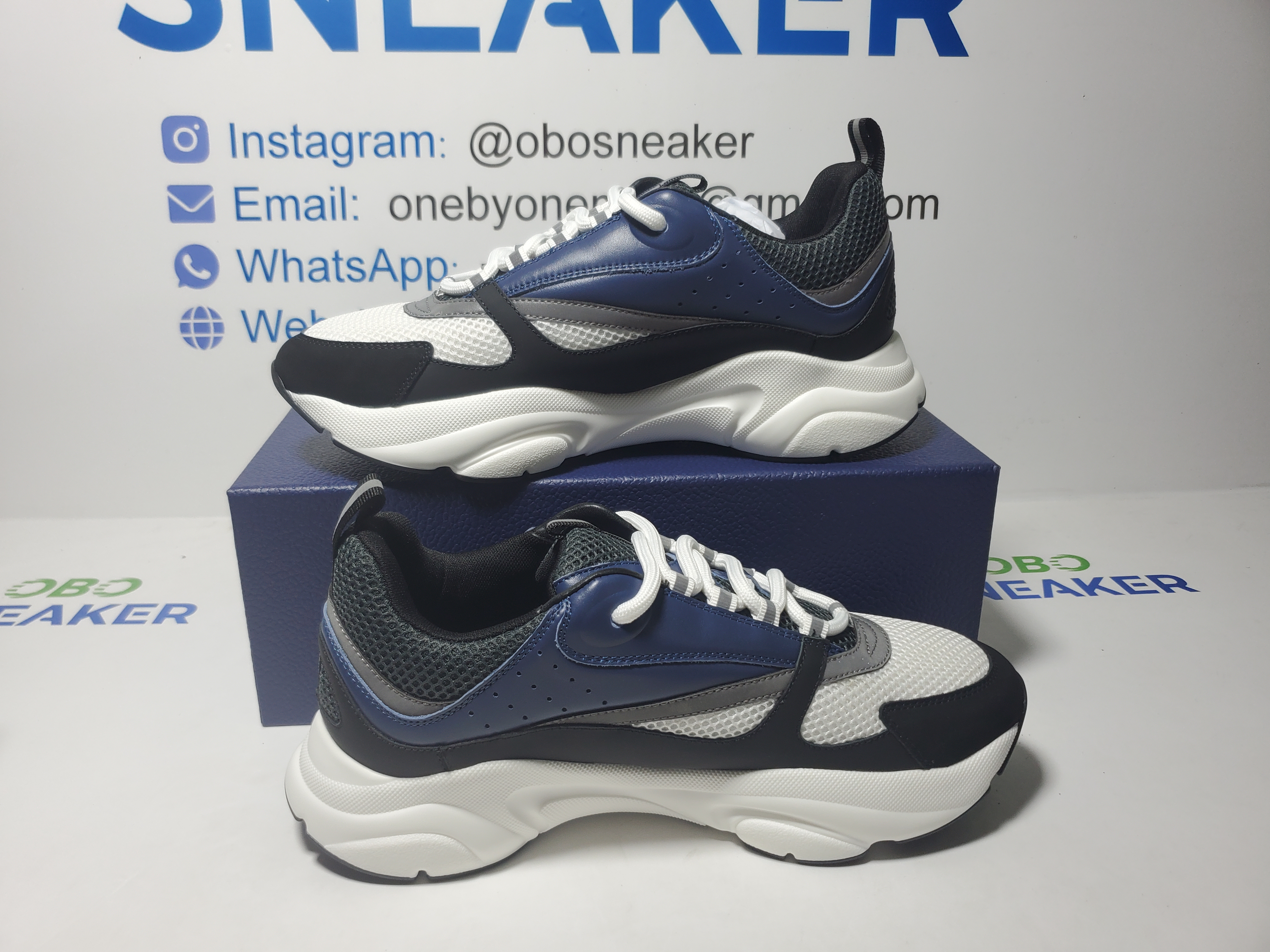 Dior B22 Blue Black 3SN231YUL_H569 review Obosneaker 00