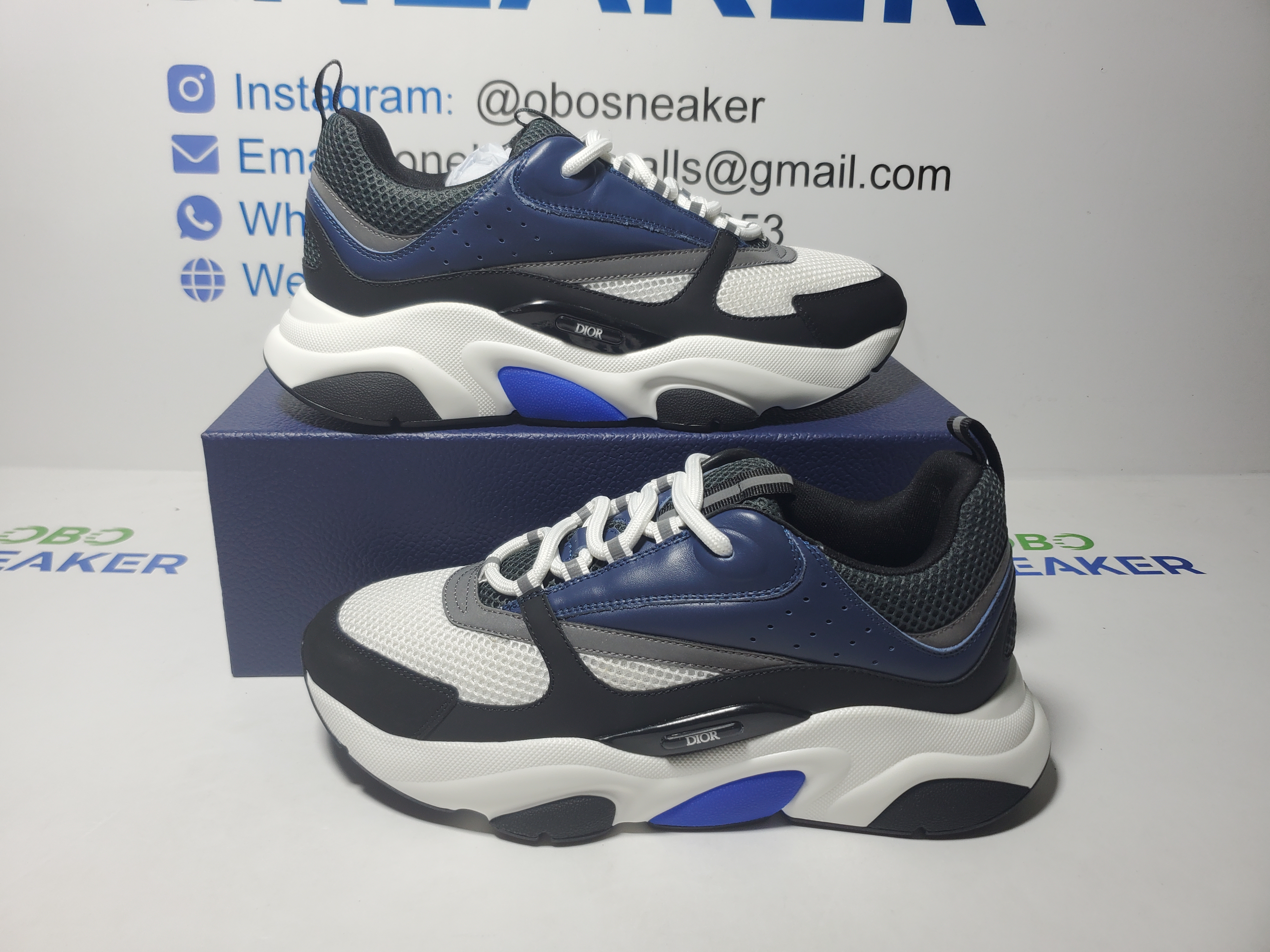Dior B22 Blue Black 3SN231YUL_H569 review Obosneaker 01