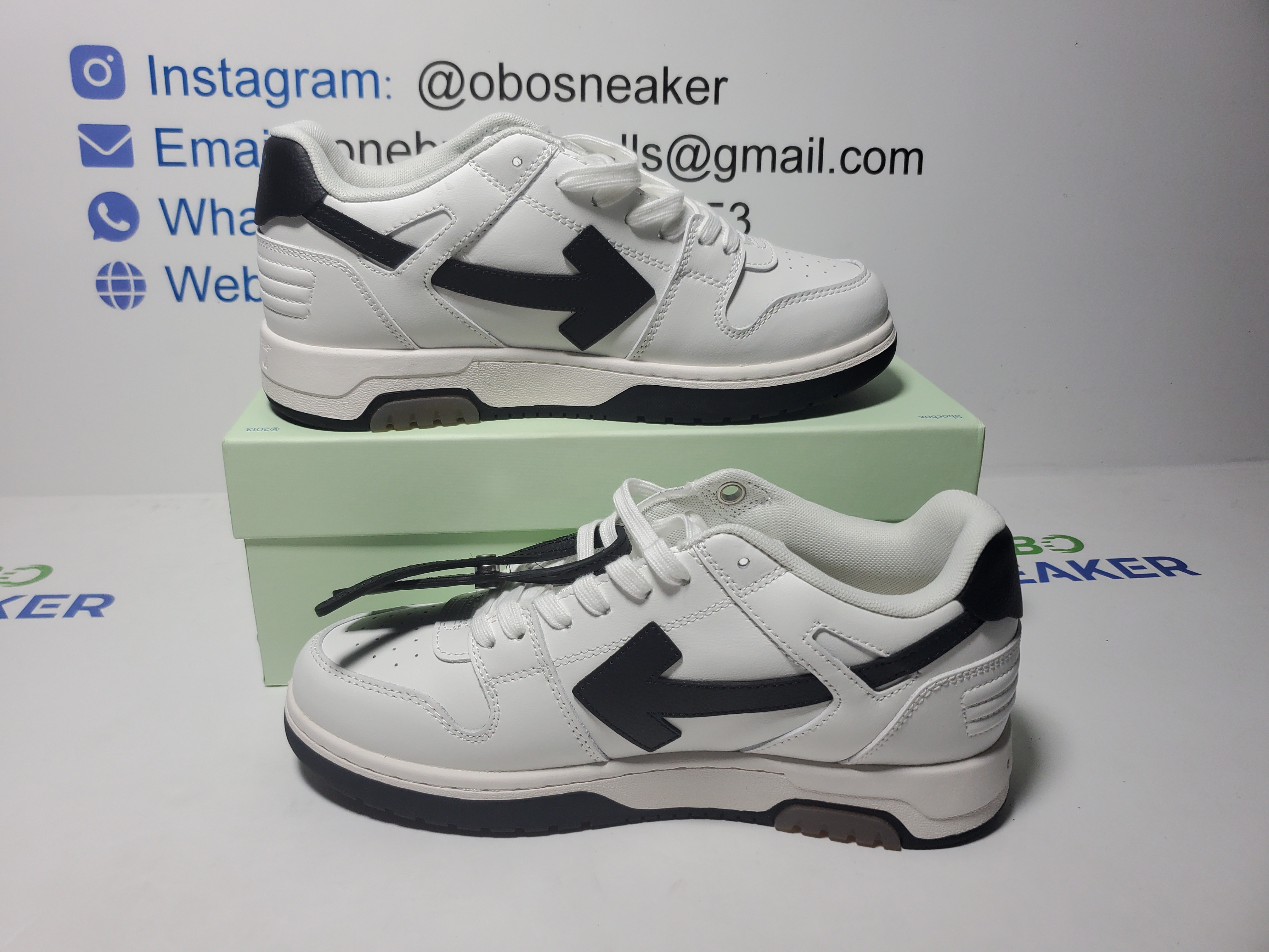 OFF-WHITE Out Of Office White Black OMIA189 C99LEA00 40110 review Obosneaker 01