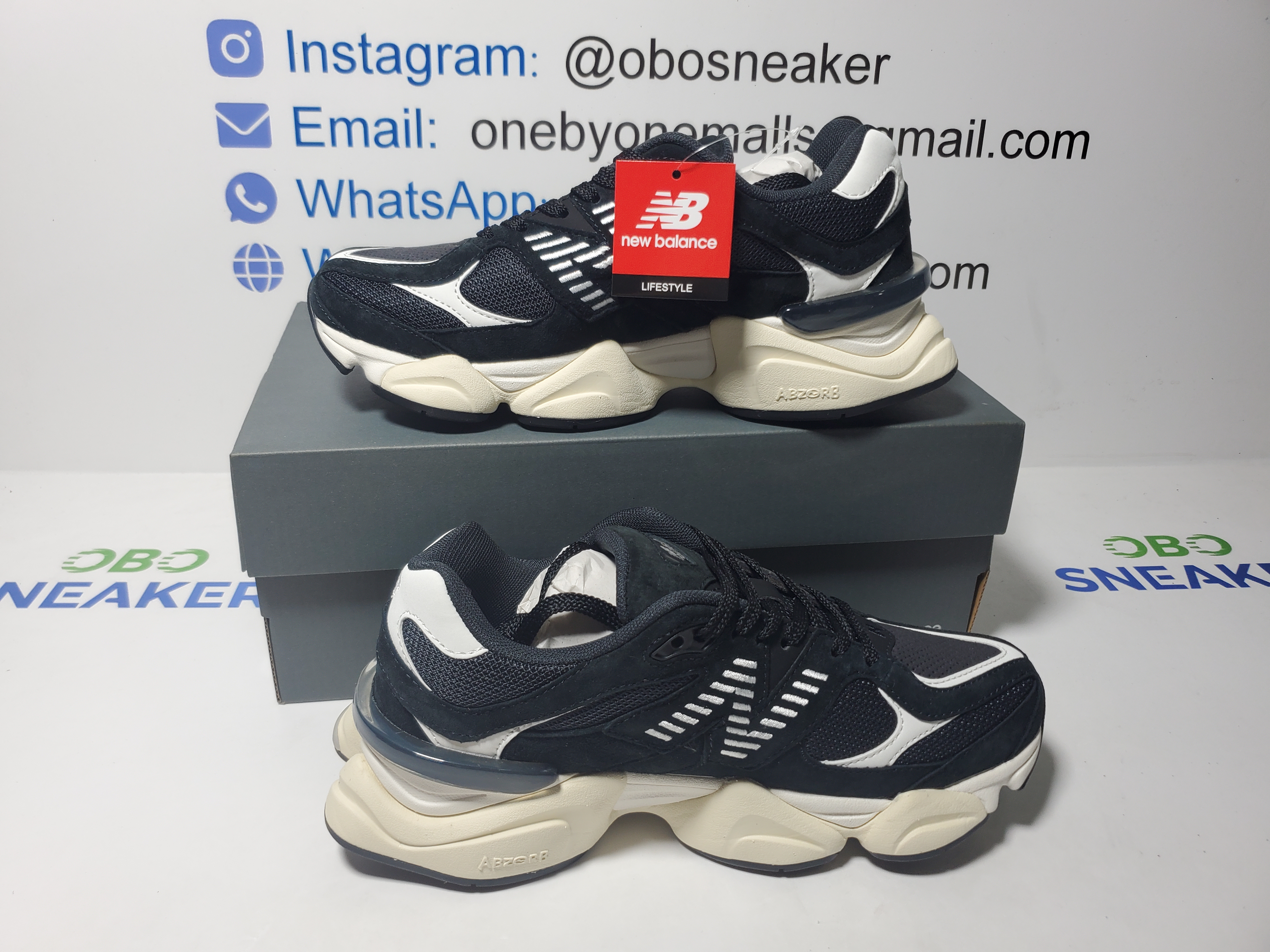 New Balance 9060 Black and White U9060AAA review Obosneaker 01