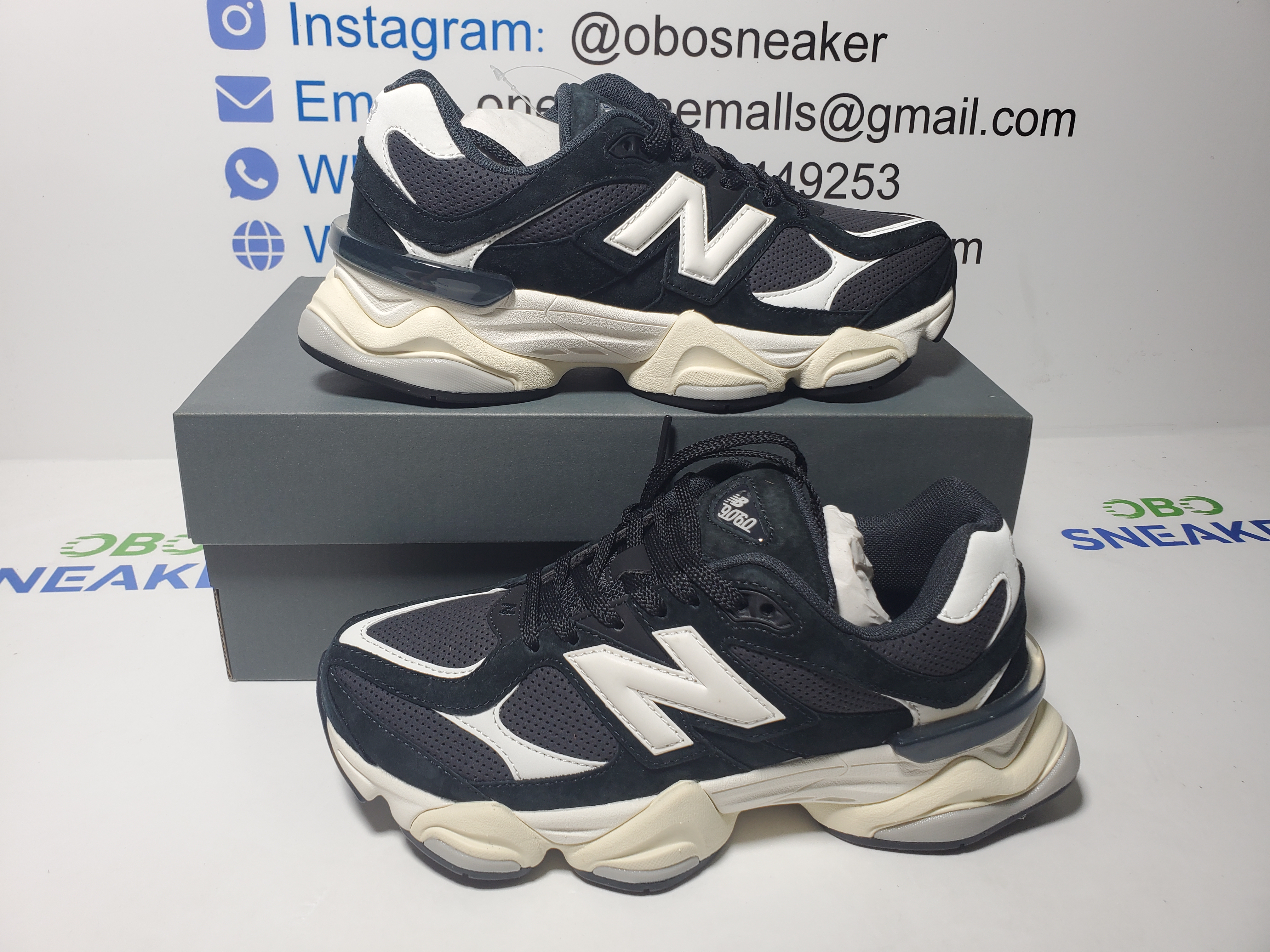 New Balance 9060 Black and White U9060AAA review Obosneaker 00