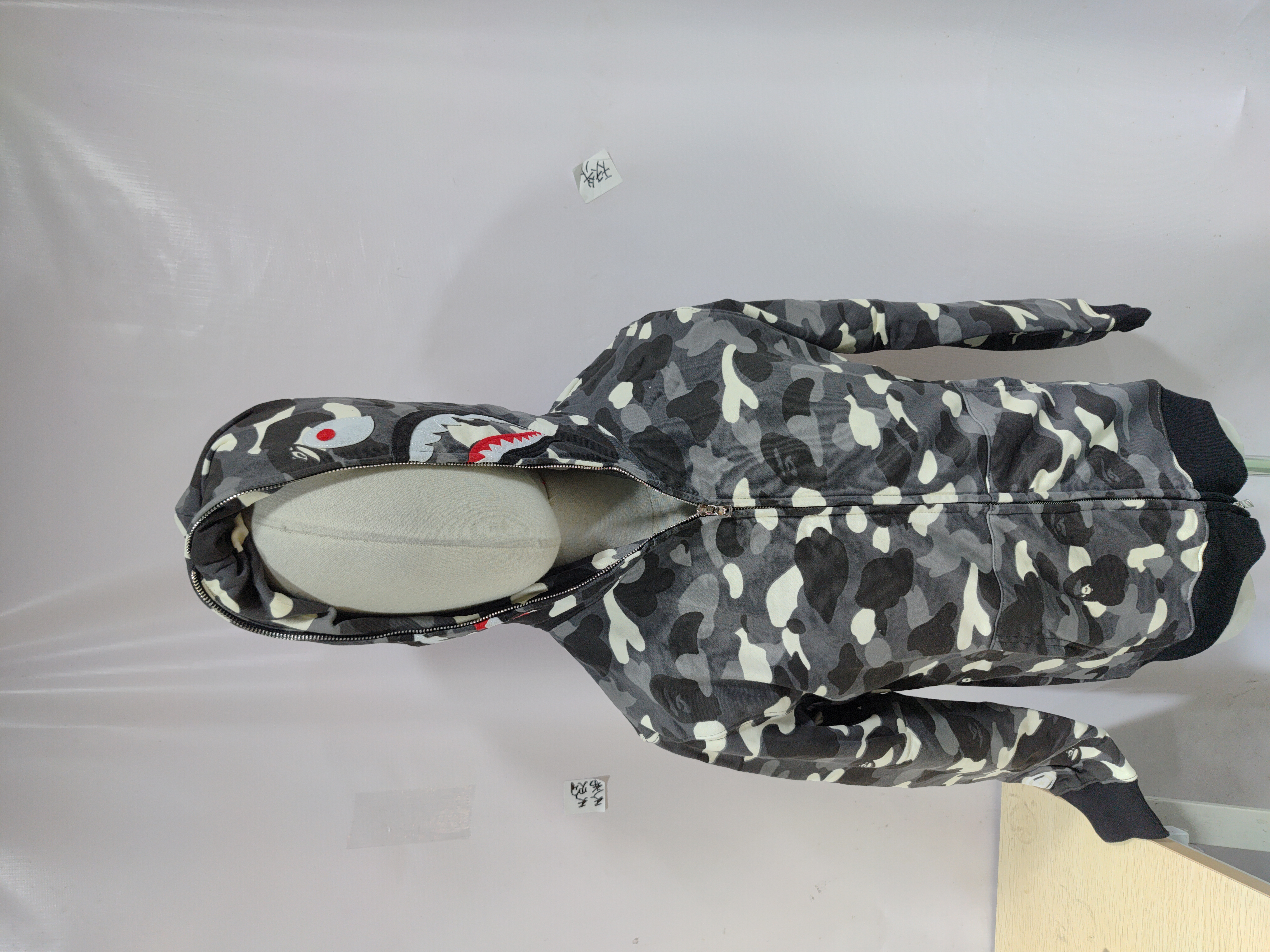 OBO  BAPE Space Camo Shark WGM Full-Zip Hoodie Black review Obosneaker 00