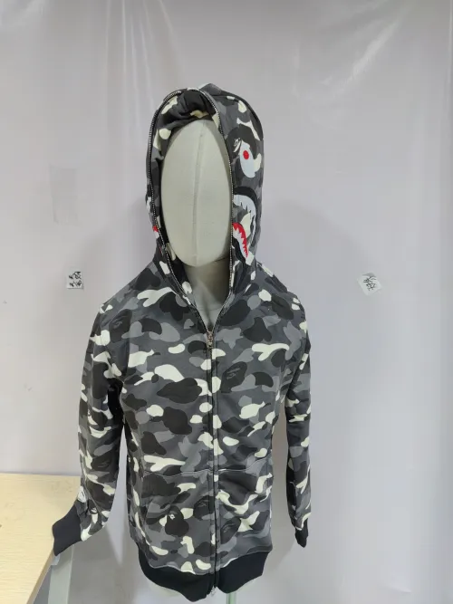 OBO  BAPE Space Camo Shark WGM Full-Zip Hoodie Black review 