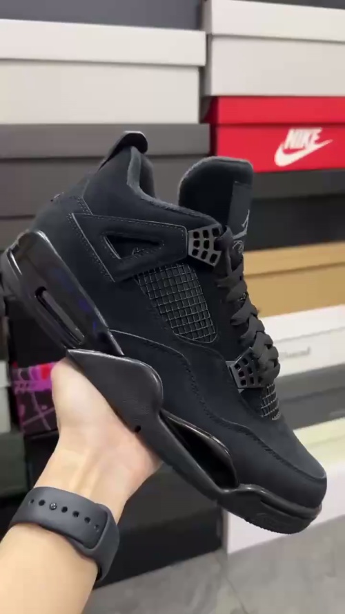 【FLASH SALE】TOP Version Air Jordan 4 Retro Black Cat CU1110-010 review 