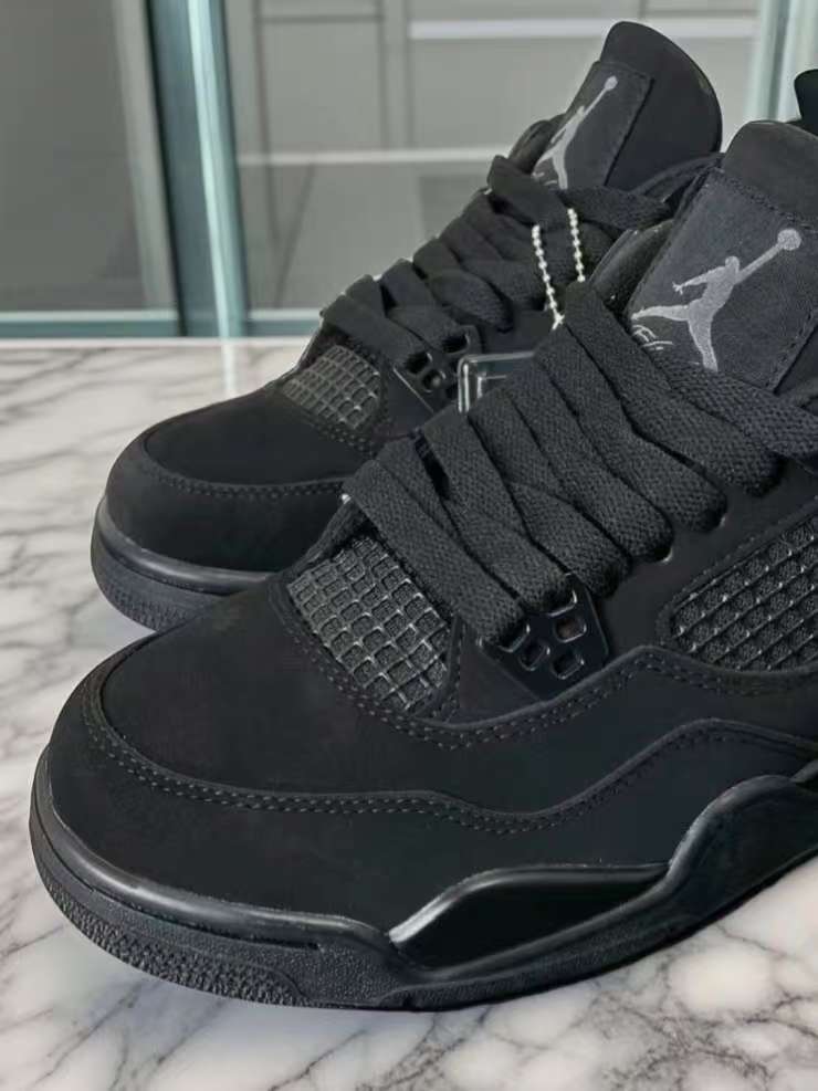 【FLASH SALE】TOP Version Air Jordan 4 Retro Black Cat CU1110-010 review Caesar 02