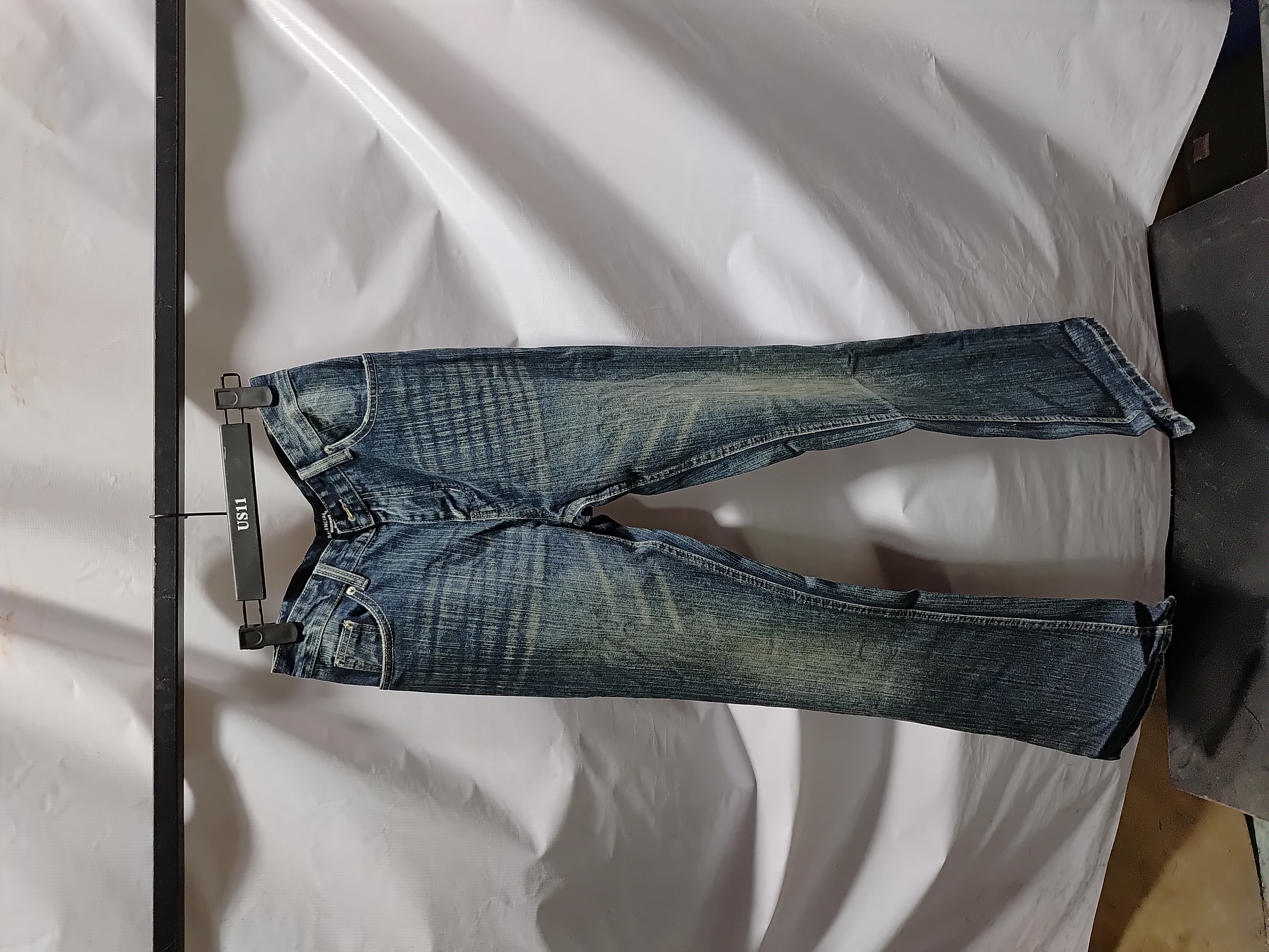 Balenciaga LOOK BOOK Blue Washed Orange Flared Jeans review Obosneaker 00