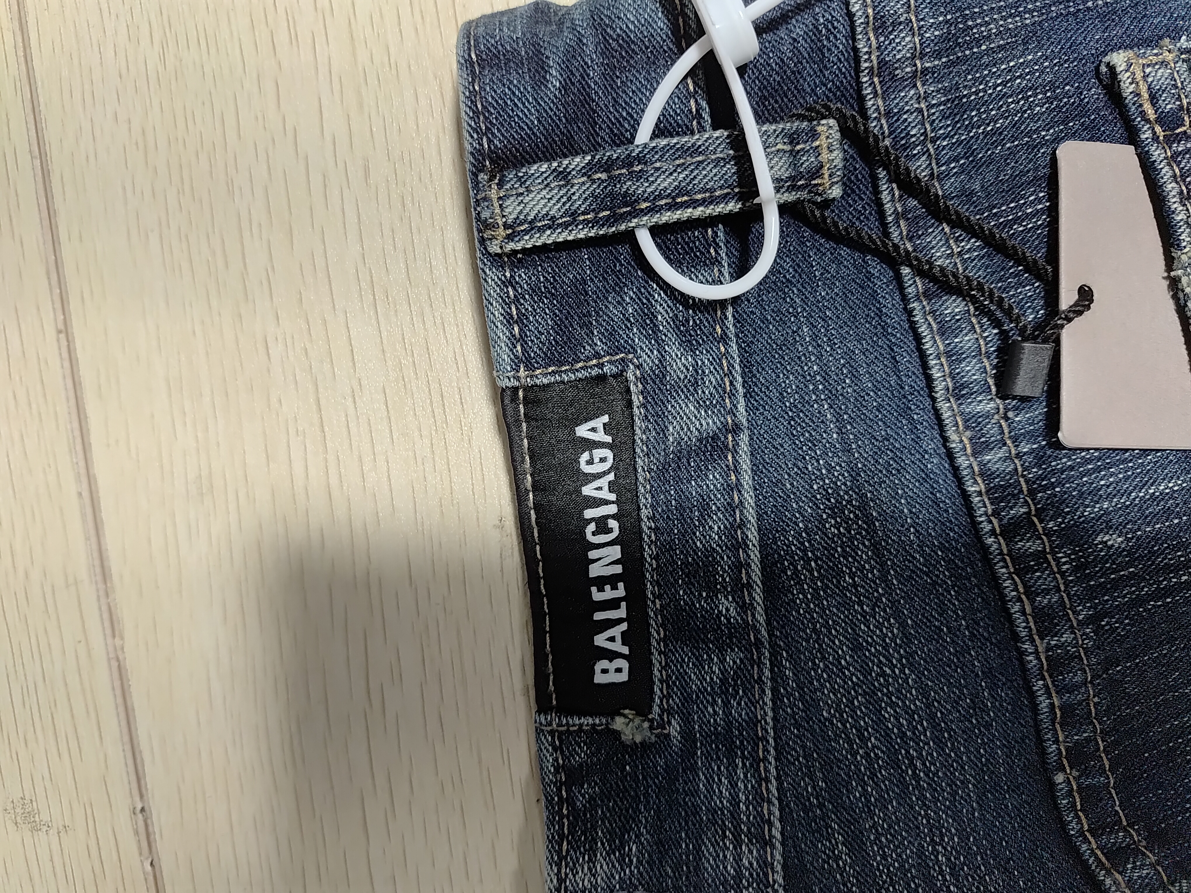 Balenciaga LOOK BOOK Blue Washed Orange Flared Jeans review Obosneaker 05
