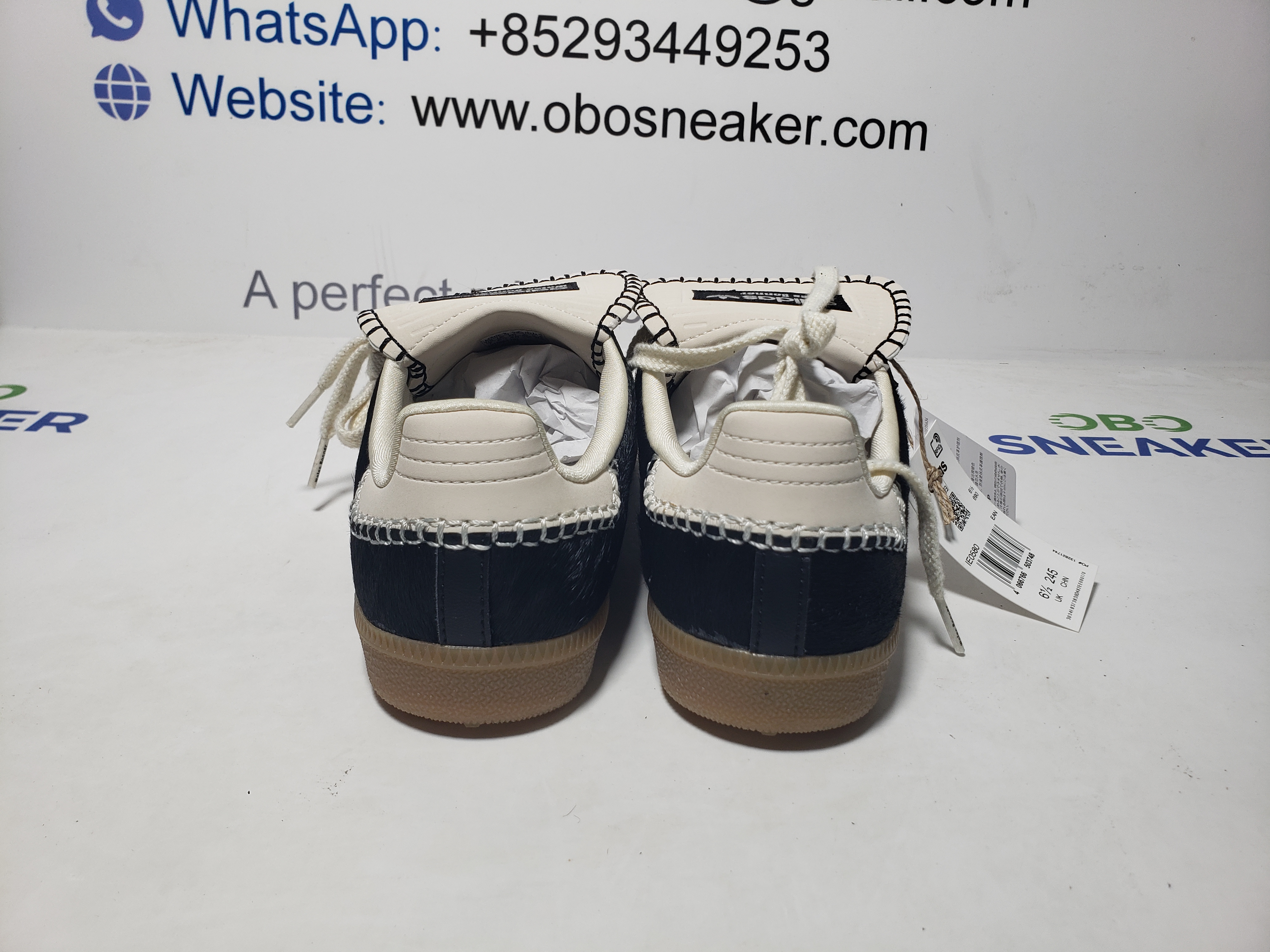 adidas Samba Pony Tonal Wales Bonner Core Black  IE0580  review Obosneaker 02