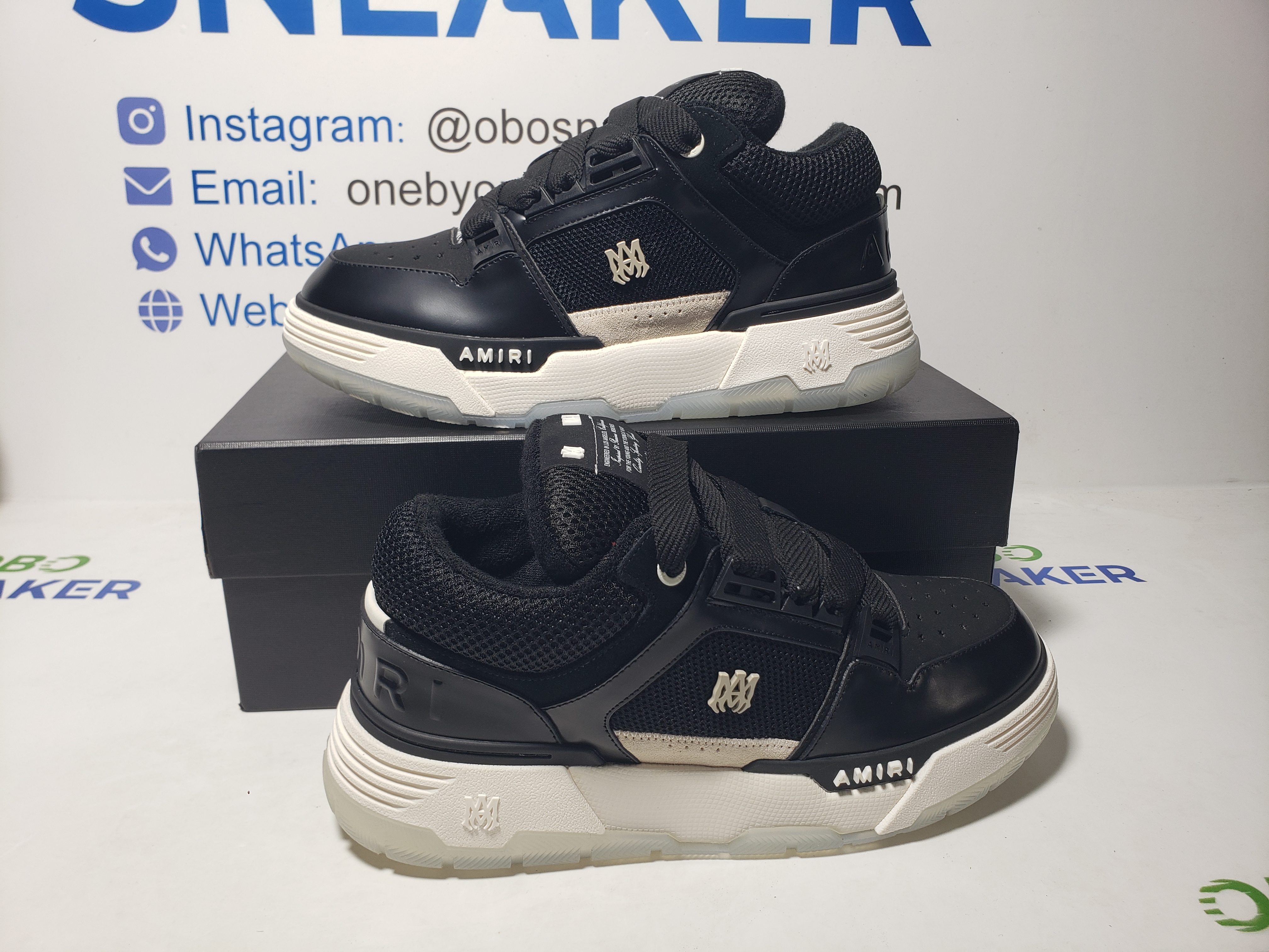 AMIRI MA-1 Black White  AW23MFS009-001 review Obosneaker 01