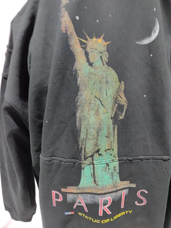 Balenciaga 24Fw Statue Of Liberty Print Hoodie review Obosneaker 03